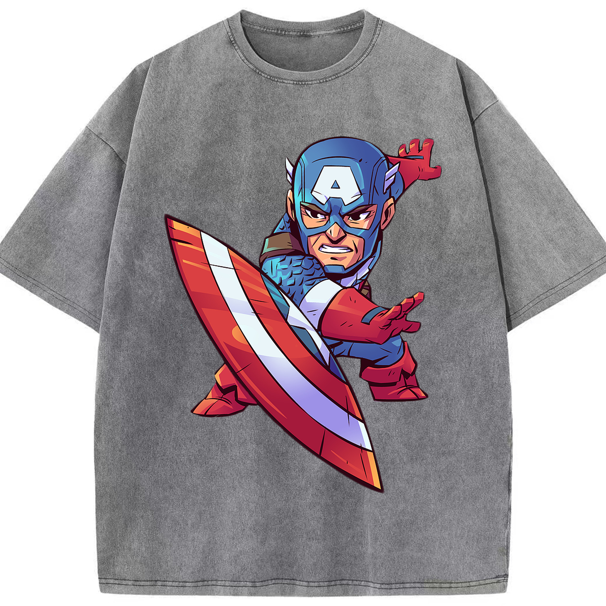 （画像用） アベンジャーズ The Avengers 綿100% ヴィンテージ風 半袖Tシャツ（フロントプリント）