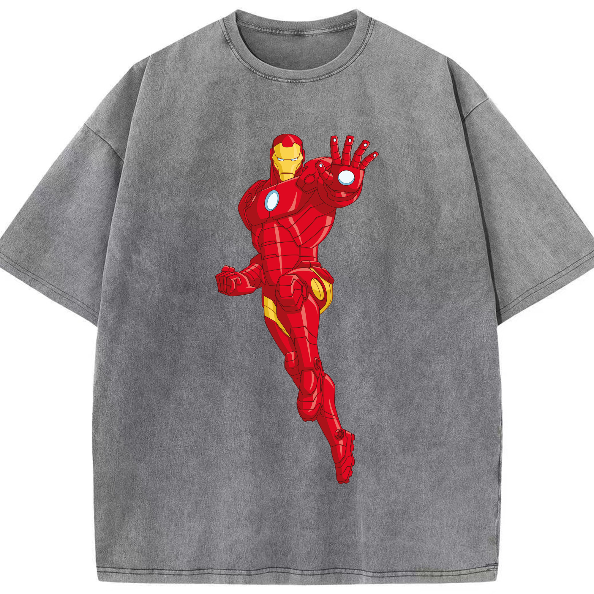 （画像用） アベンジャーズ The Avengers 綿100% ヴィンテージ風 半袖Tシャツ（フロントプリント）
