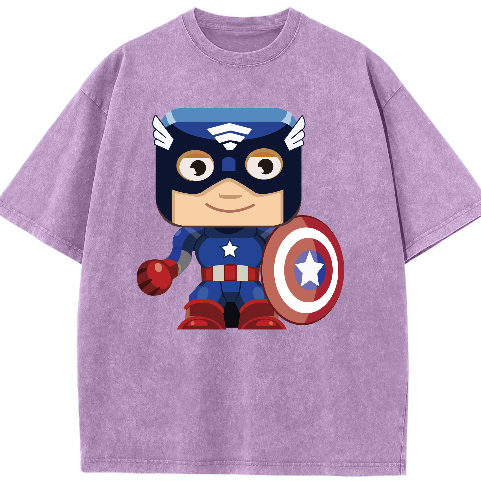 （画像用） アベンジャーズ The Avengers 綿100% ヴィンテージ風 半袖Tシャツ（フロントプリント）