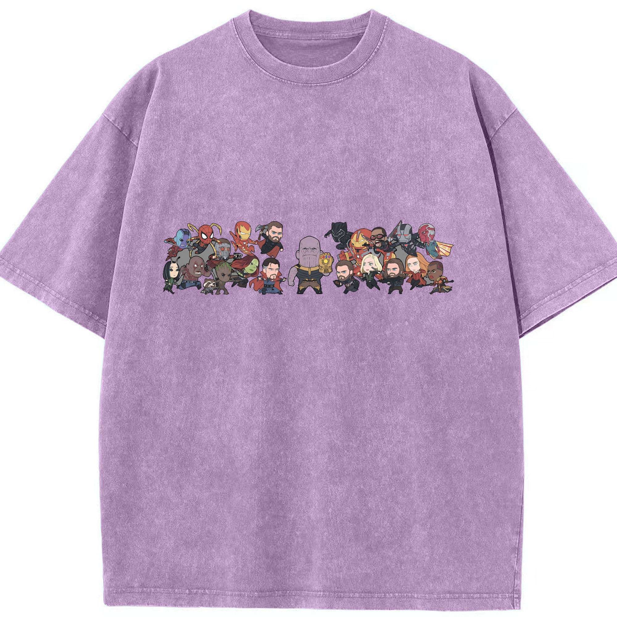 （画像用） アベンジャーズ The Avengers 綿100% ヴィンテージ風 半袖Tシャツ（フロントプリント）