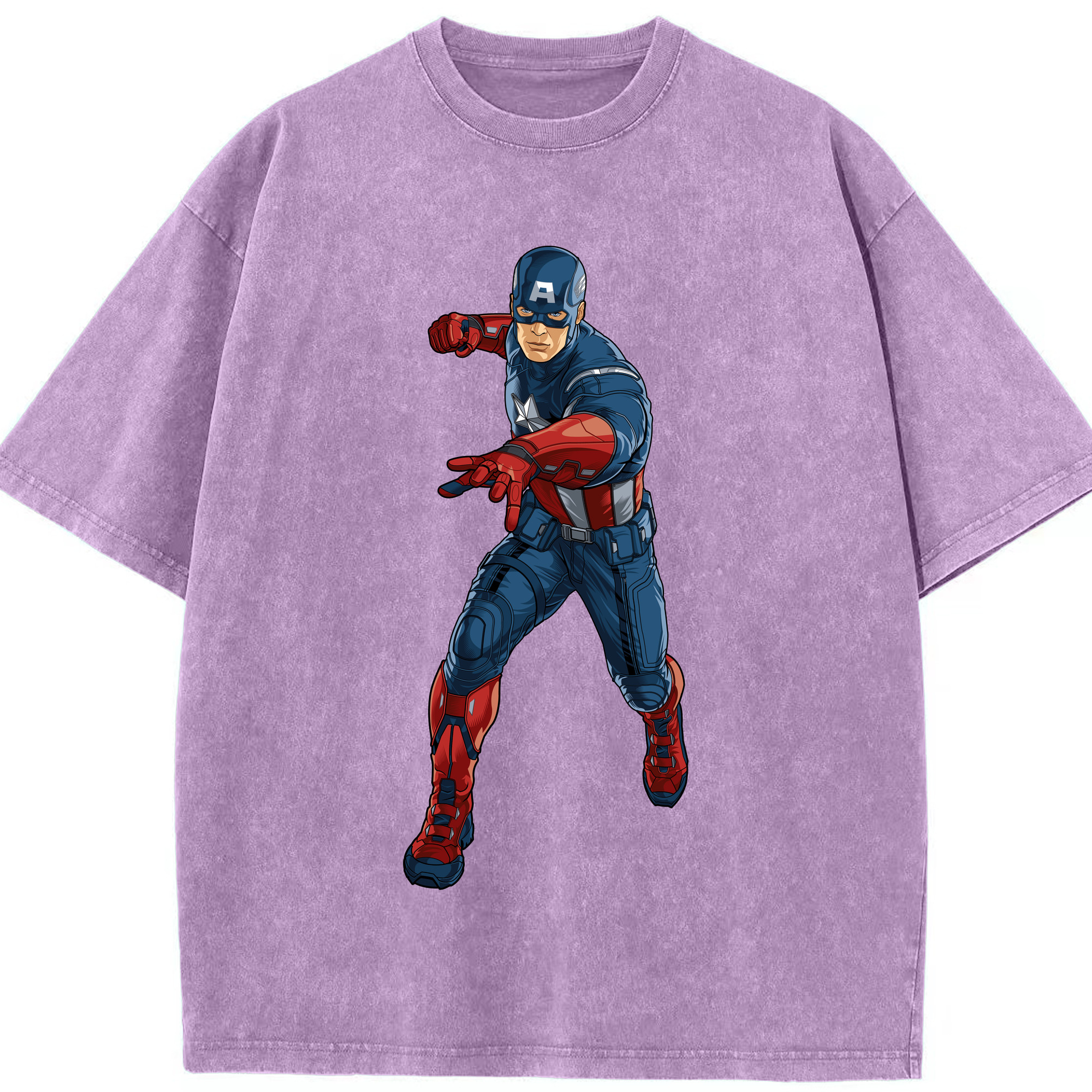 （画像用） アベンジャーズ The Avengers 綿100% ヴィンテージ風 半袖Tシャツ（フロントプリント）
