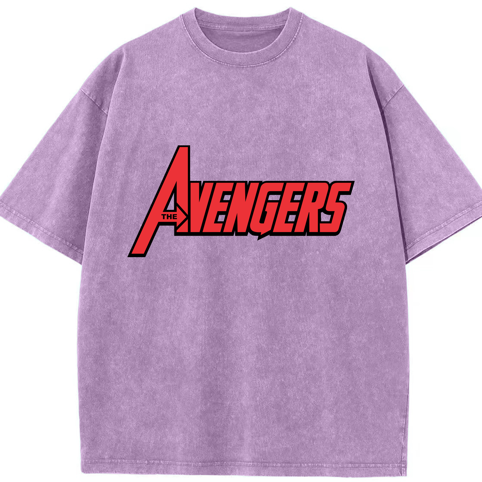 （画像用） アベンジャーズ The Avengers 綿100% ヴィンテージ風 半袖Tシャツ（フロントプリント）