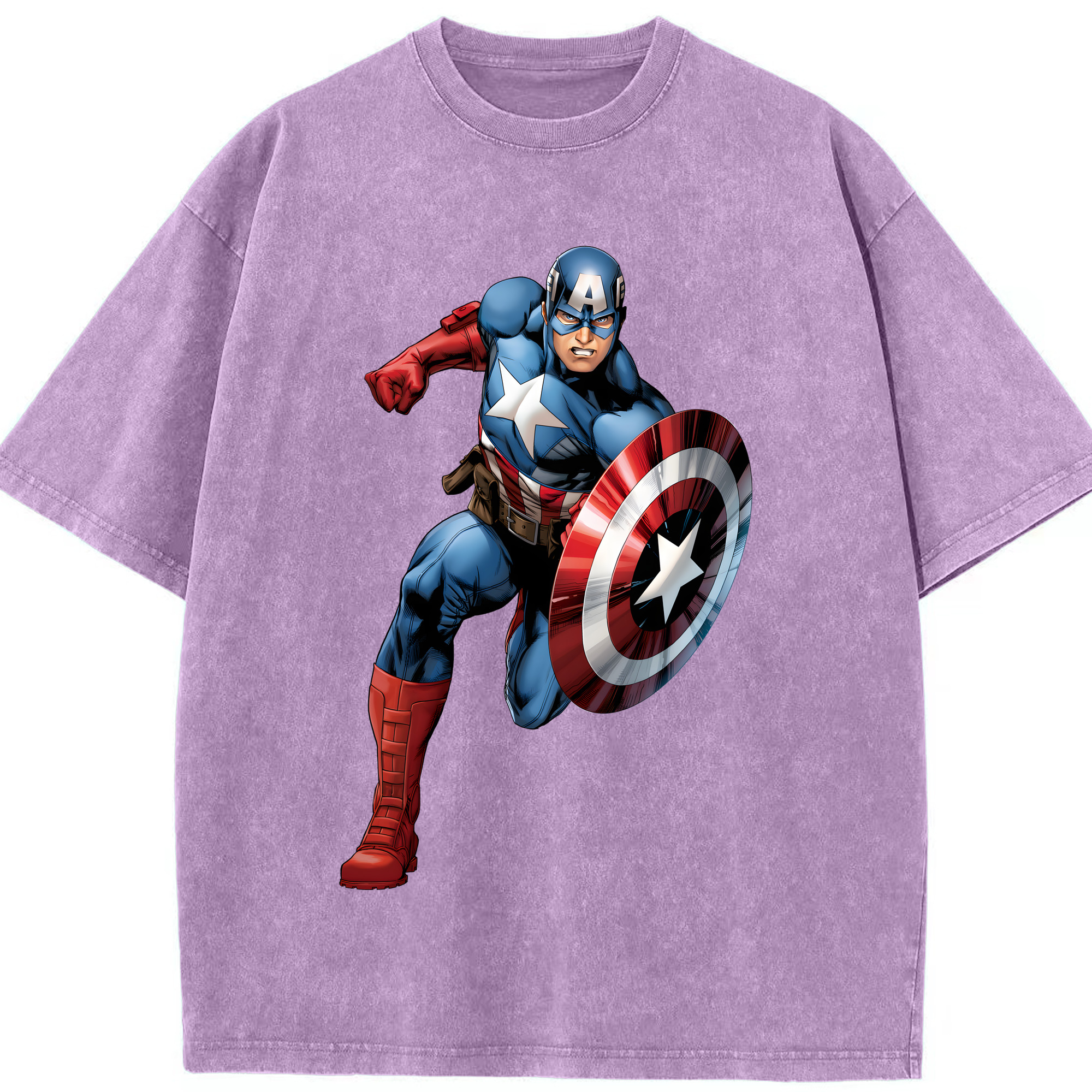 （画像用） アベンジャーズ The Avengers 綿100% ヴィンテージ風 半袖Tシャツ（フロントプリント）