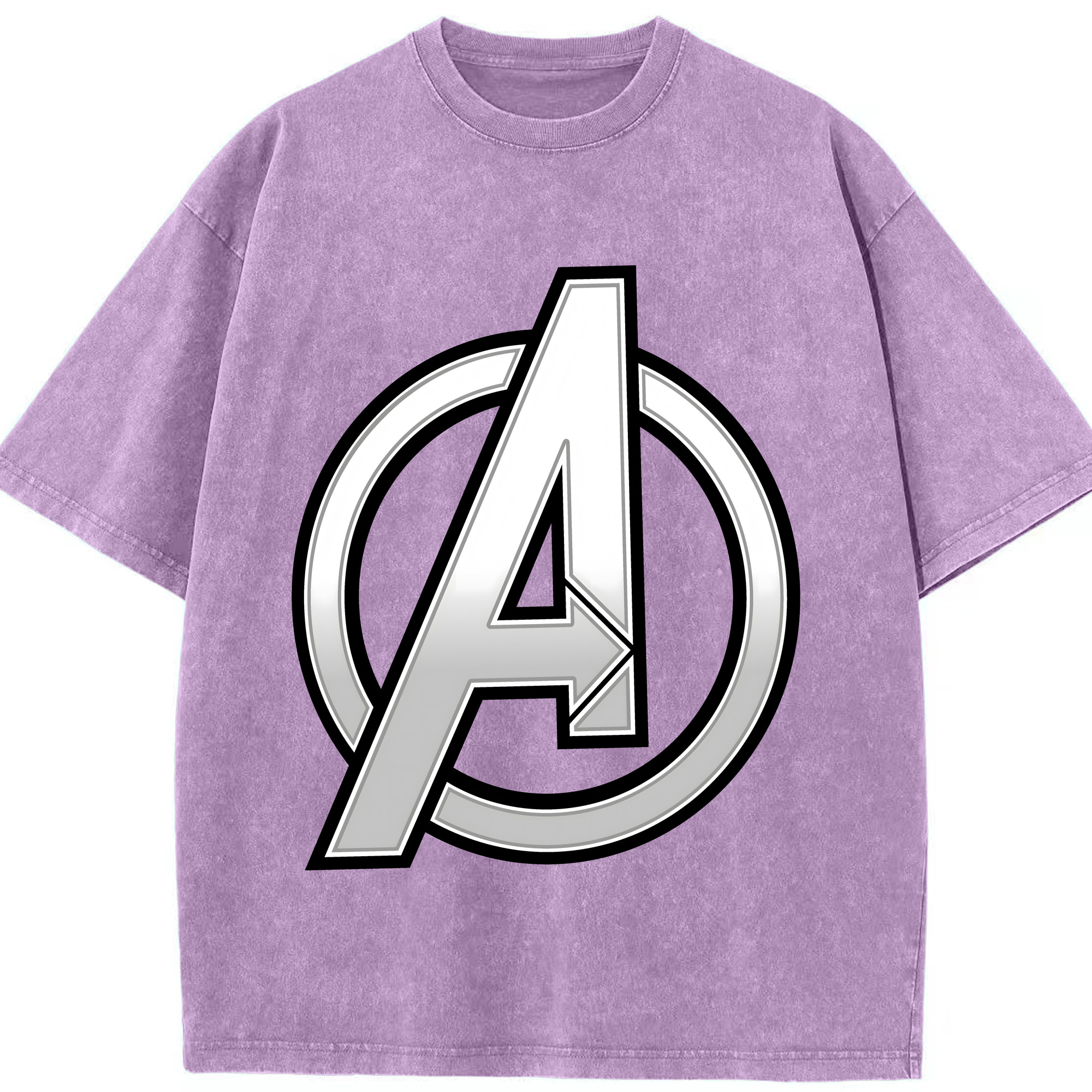 アベンジャーズ The Avengers 綿100% ヴィンテージ風 半袖Tシャツ（フロントプリント）