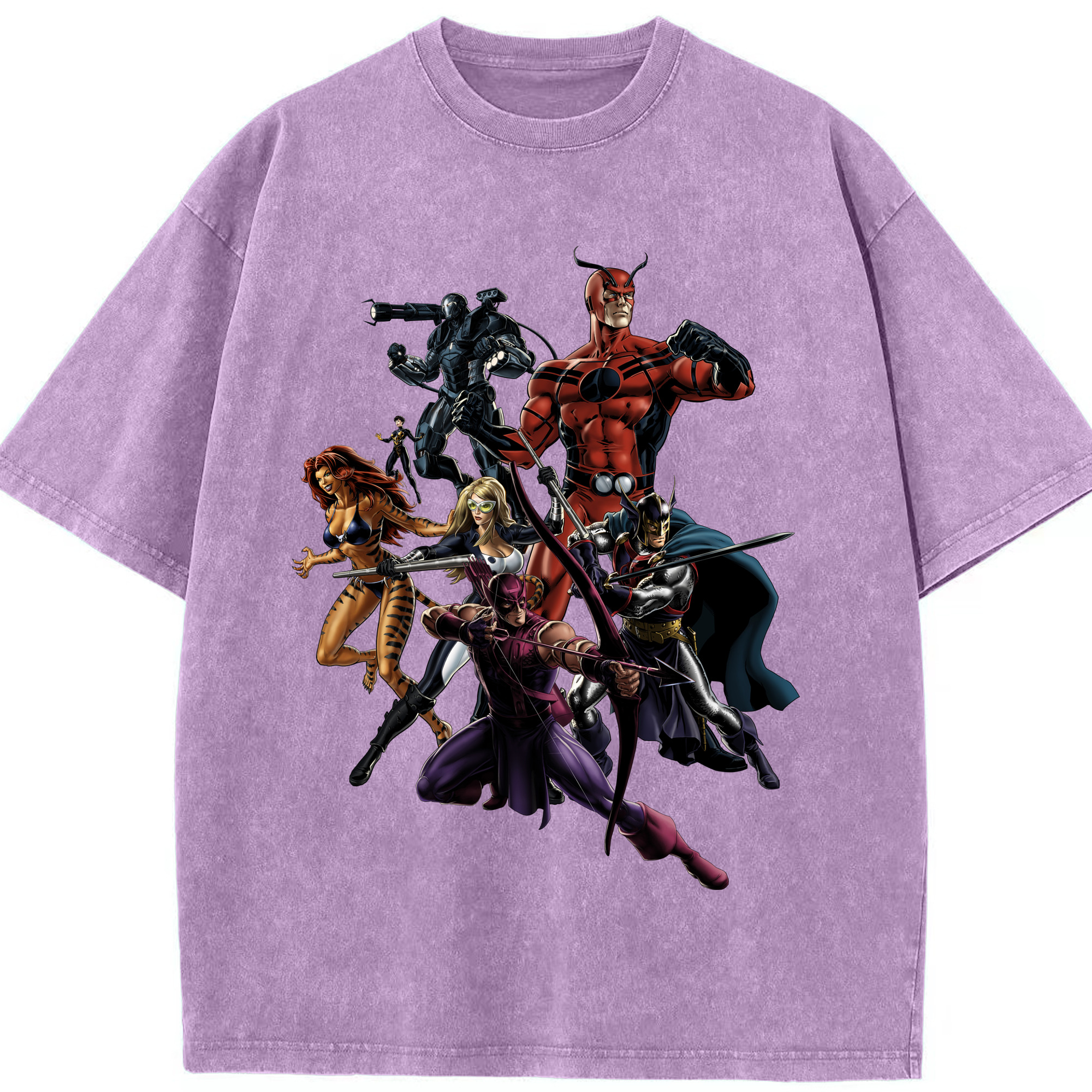 （画像用） アベンジャーズ The Avengers 綿100% ヴィンテージ風 半袖Tシャツ（フロントプリント）