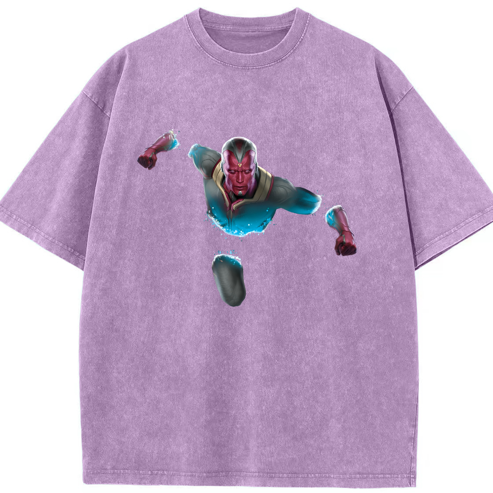 （画像用） アベンジャーズ The Avengers 綿100% ヴィンテージ風 半袖Tシャツ（フロントプリント）