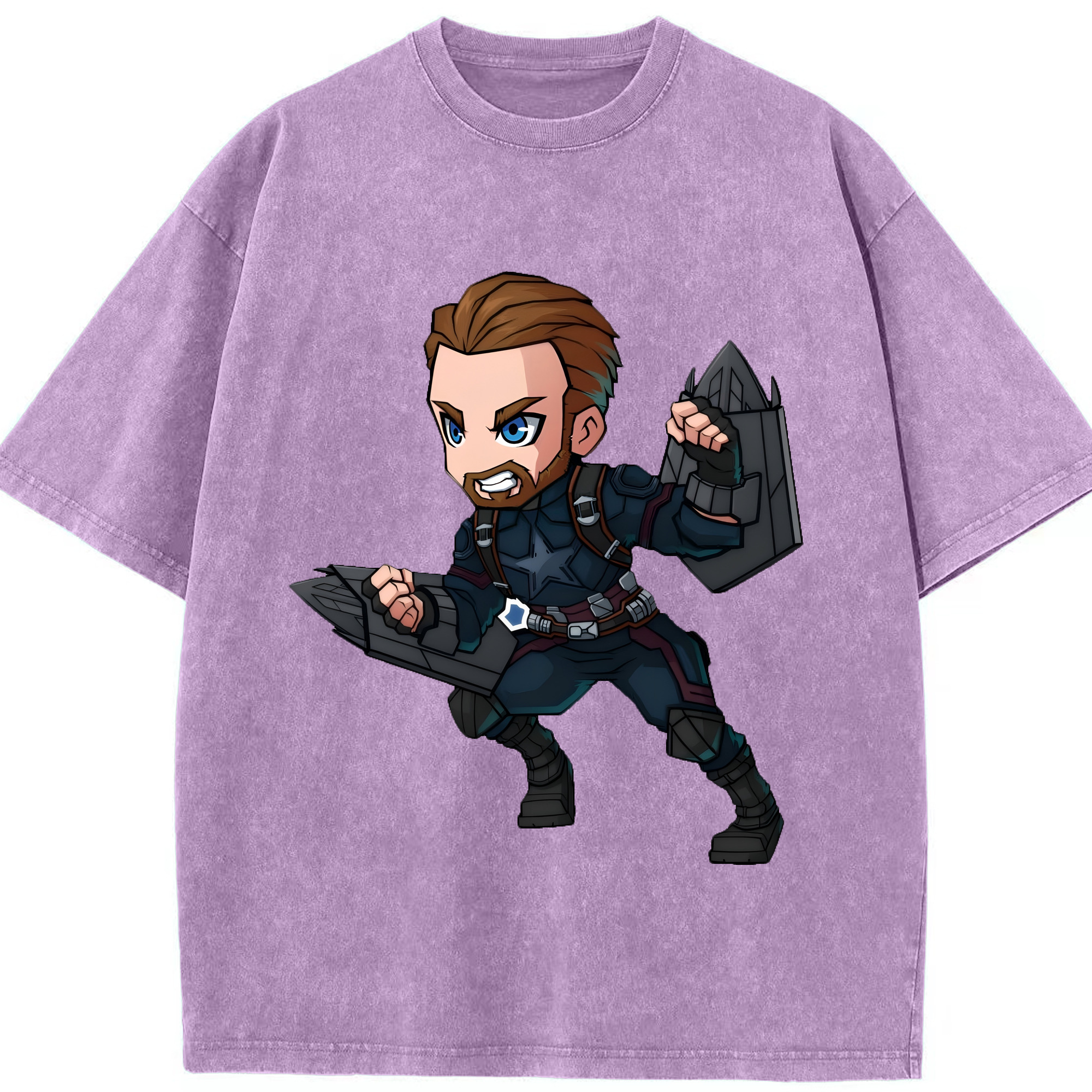（画像用） アベンジャーズ The Avengers 綿100% ヴィンテージ風 半袖Tシャツ（フロントプリント）