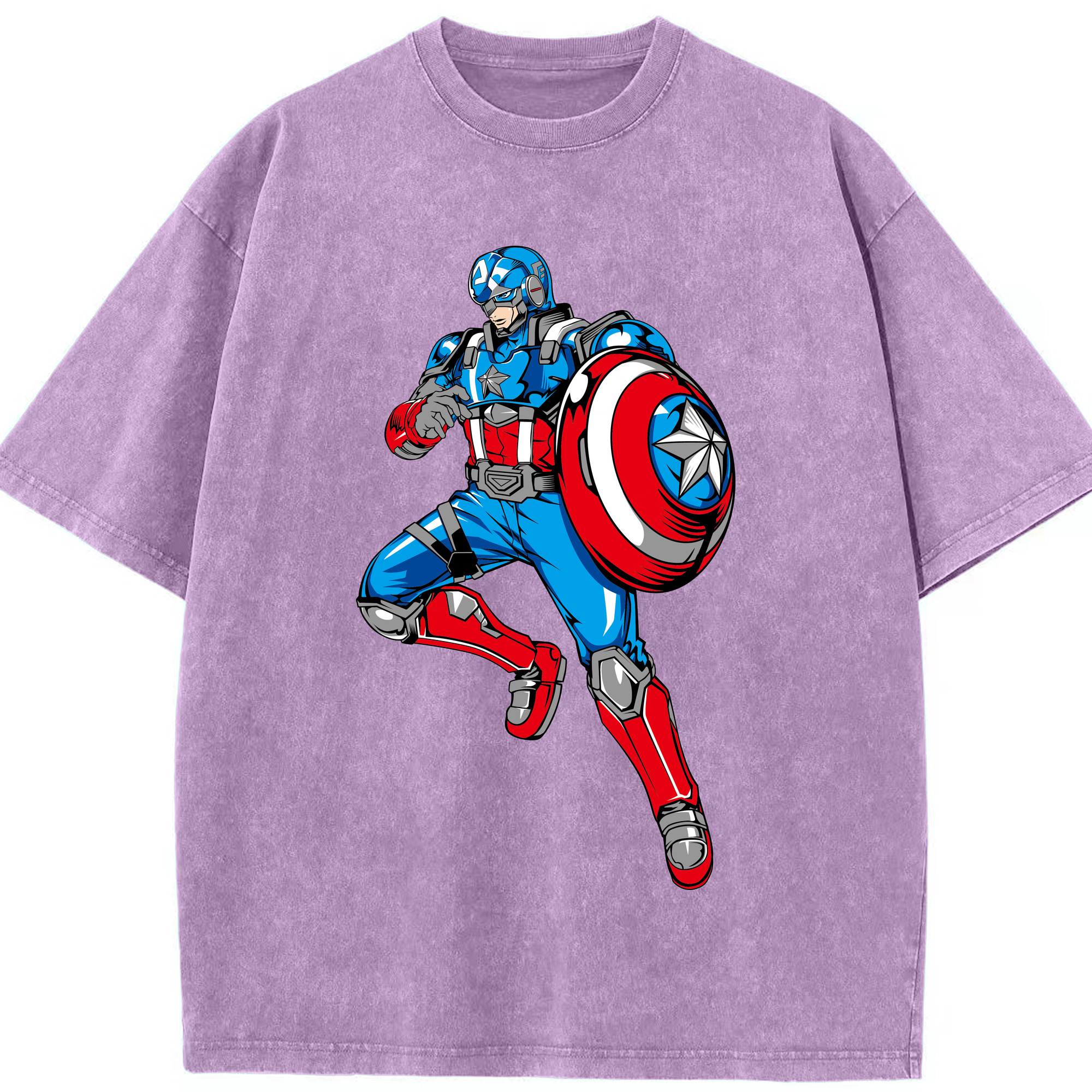 （画像用） アベンジャーズ The Avengers 綿100% ヴィンテージ風 半袖Tシャツ（フロントプリント）