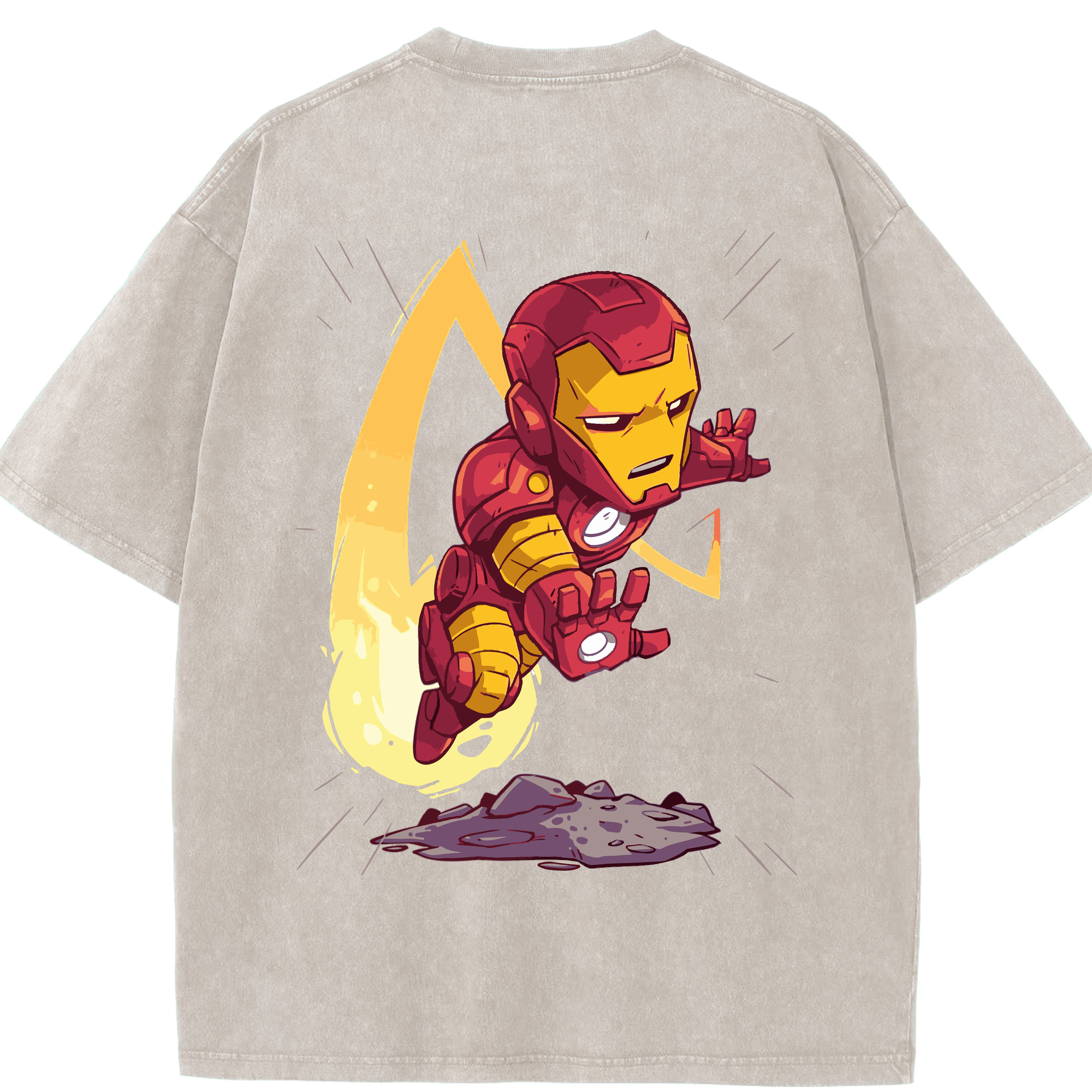 （画像用） アベンジャーズ The Avengers 綿100% ヴィンテージ風 半袖Tシャツ（背面プリント）