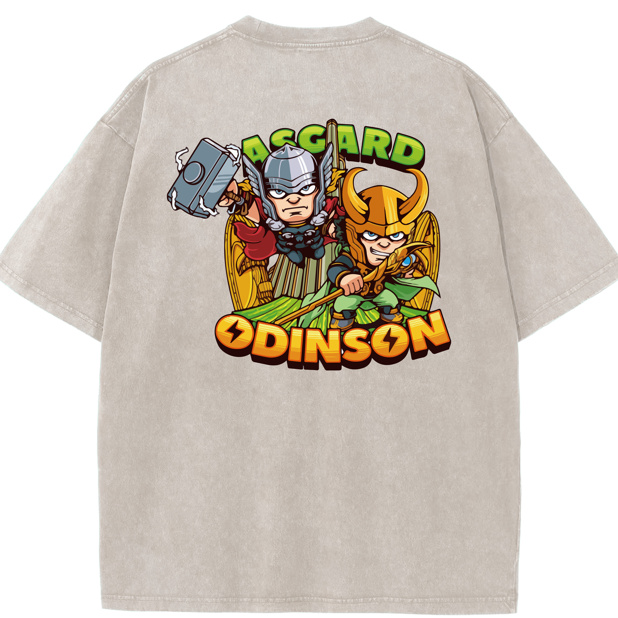 （画像用） アベンジャーズ The Avengers 綿100% ヴィンテージ風 半袖Tシャツ（背面プリント）