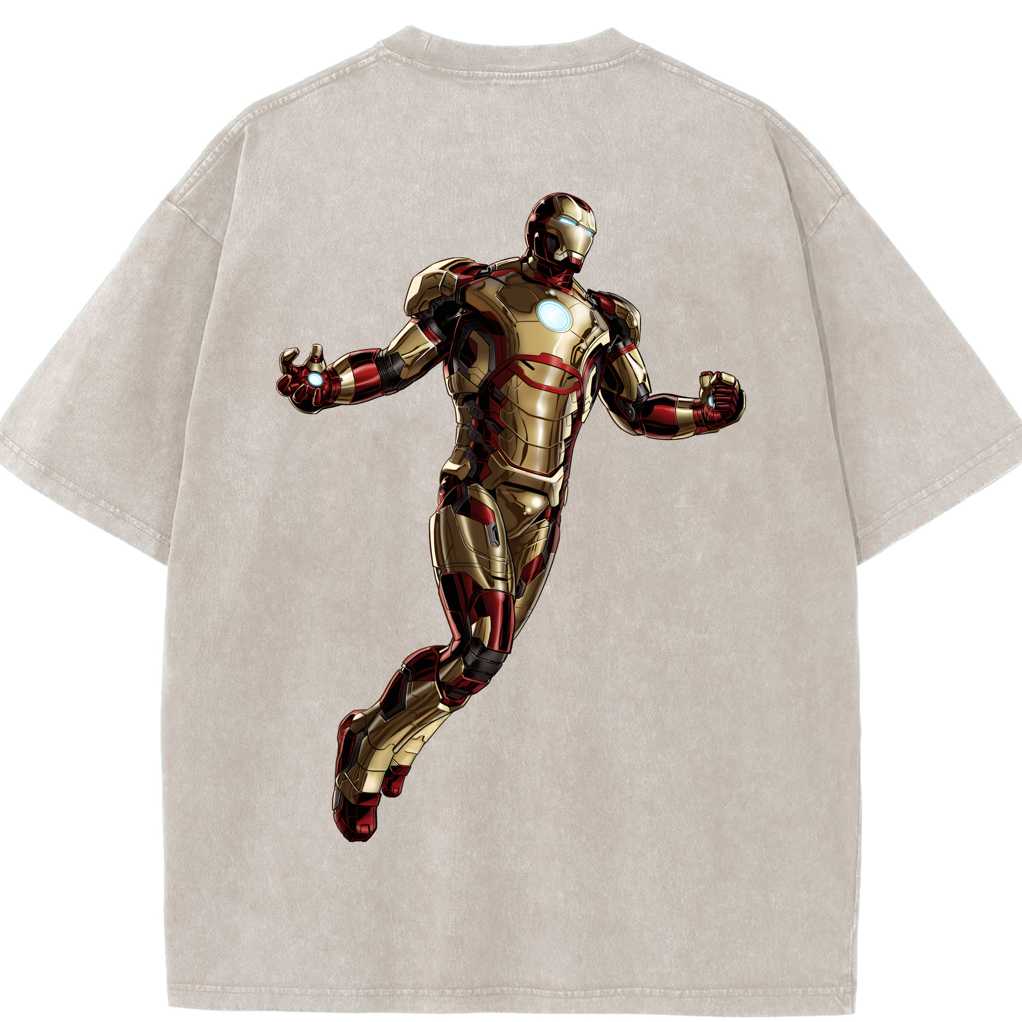 （画像用） アベンジャーズ The Avengers 綿100% ヴィンテージ風 半袖Tシャツ（背面プリント）