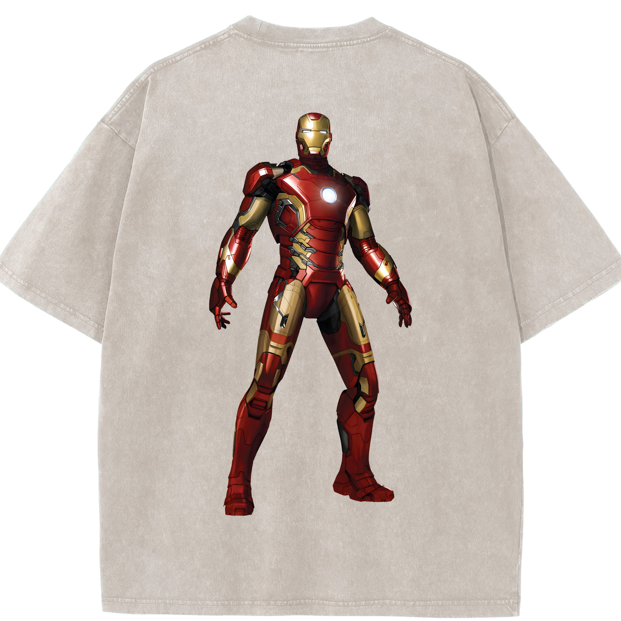 （画像用） アベンジャーズ The Avengers 綿100% ヴィンテージ風 半袖Tシャツ（背面プリント）