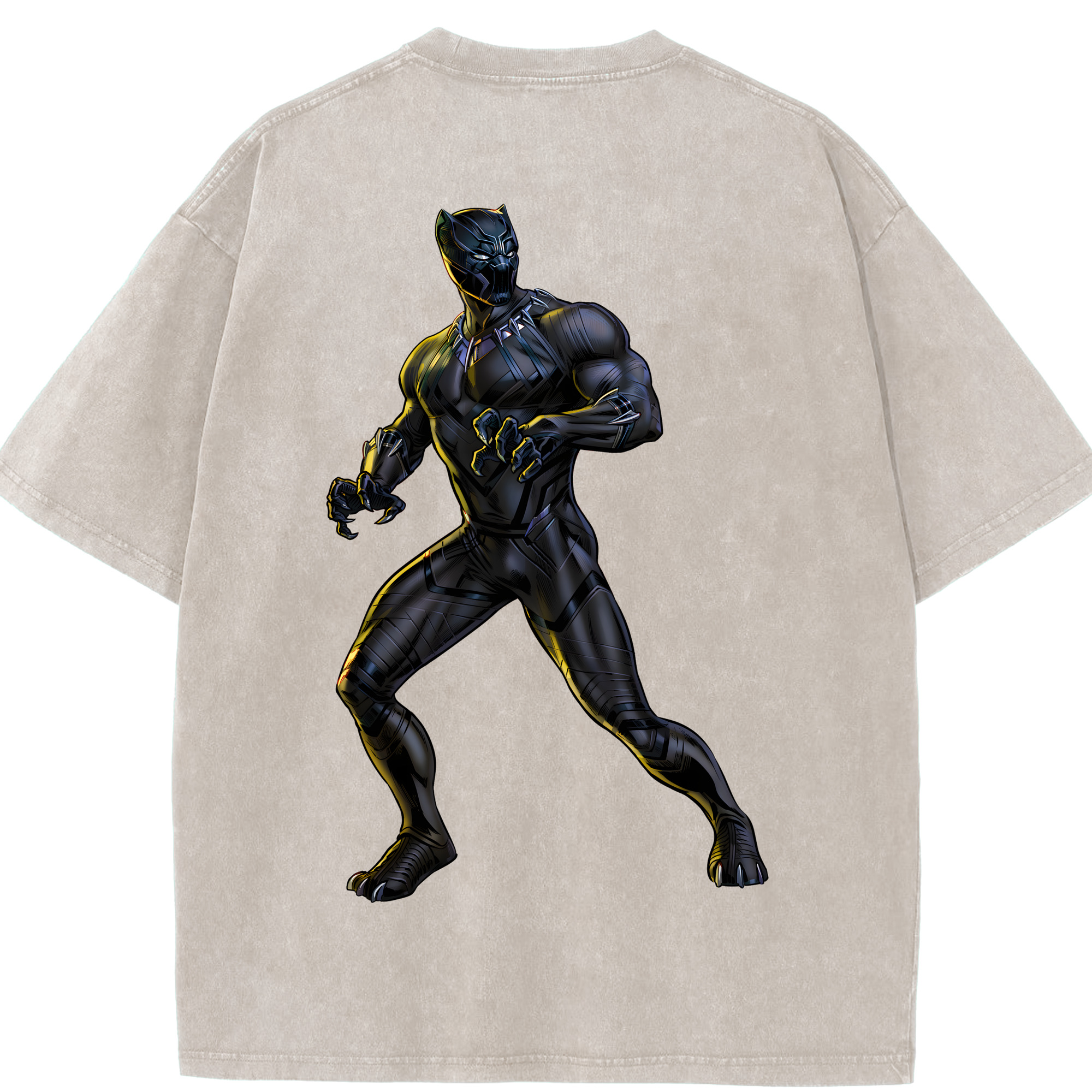 （画像用） アベンジャーズ The Avengers 綿100% ヴィンテージ風 半袖Tシャツ（背面プリント）