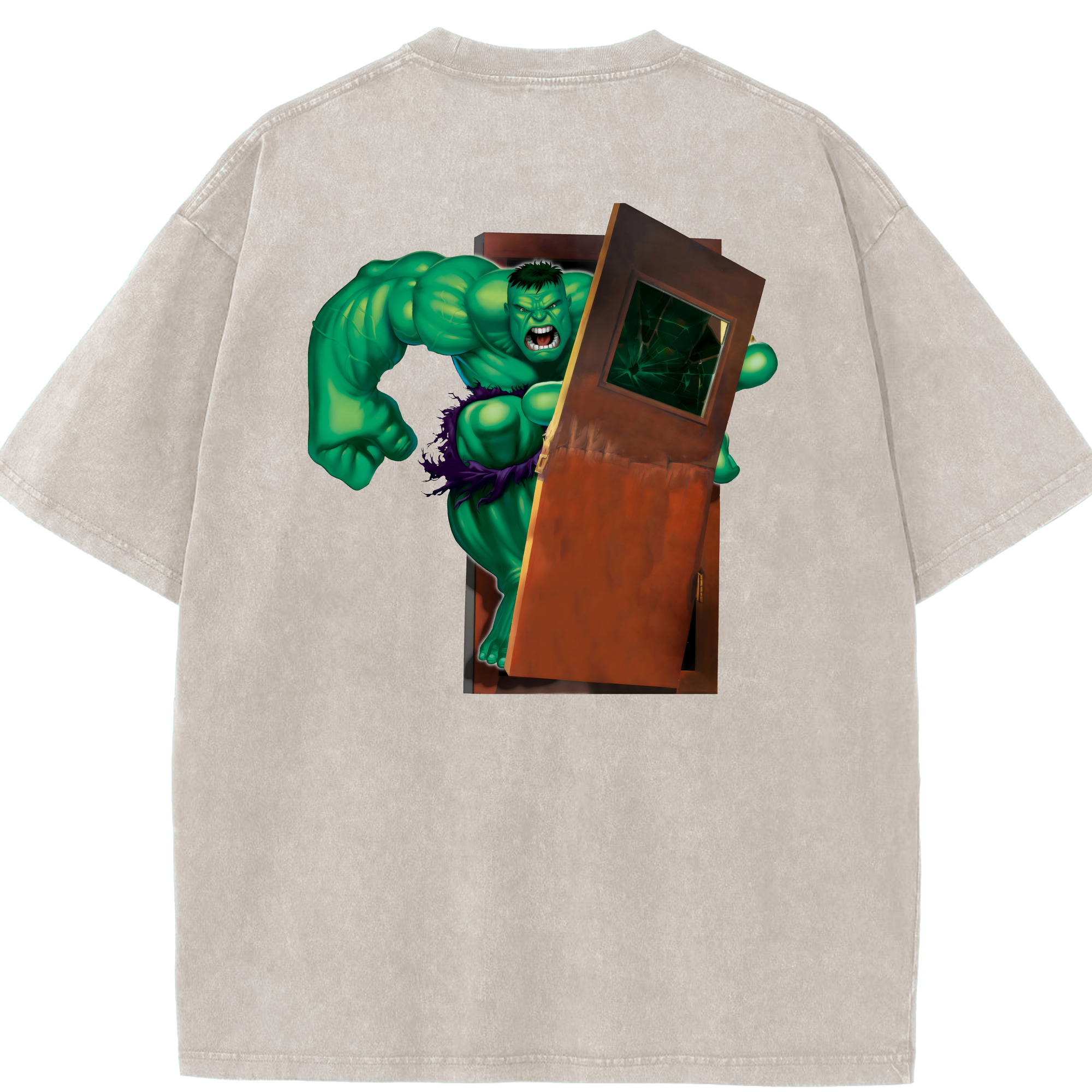 （画像用） アベンジャーズ The Avengers 綿100% ヴィンテージ風 半袖Tシャツ（背面プリント）