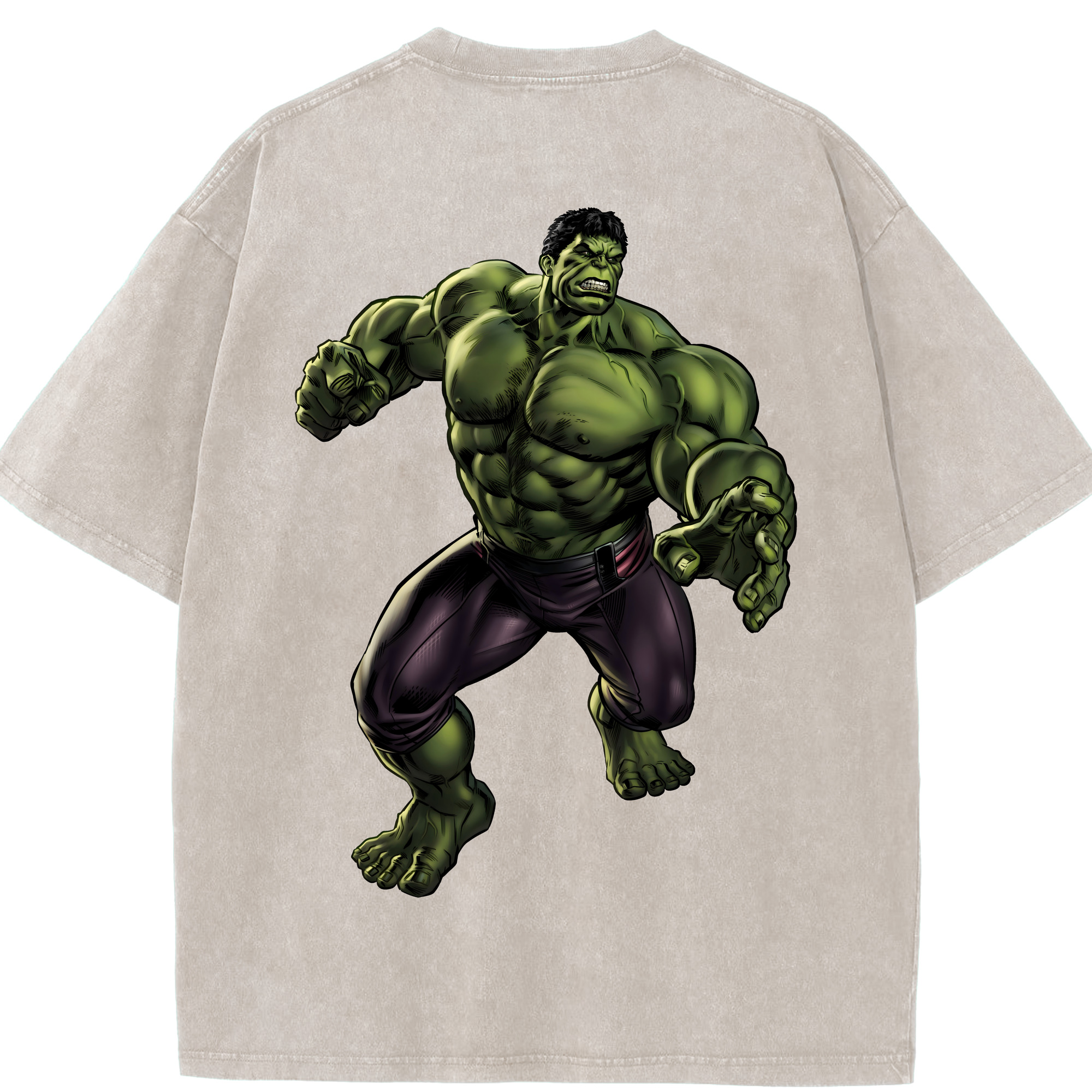 （画像用） アベンジャーズ The Avengers 綿100% ヴィンテージ風 半袖Tシャツ（背面プリント）