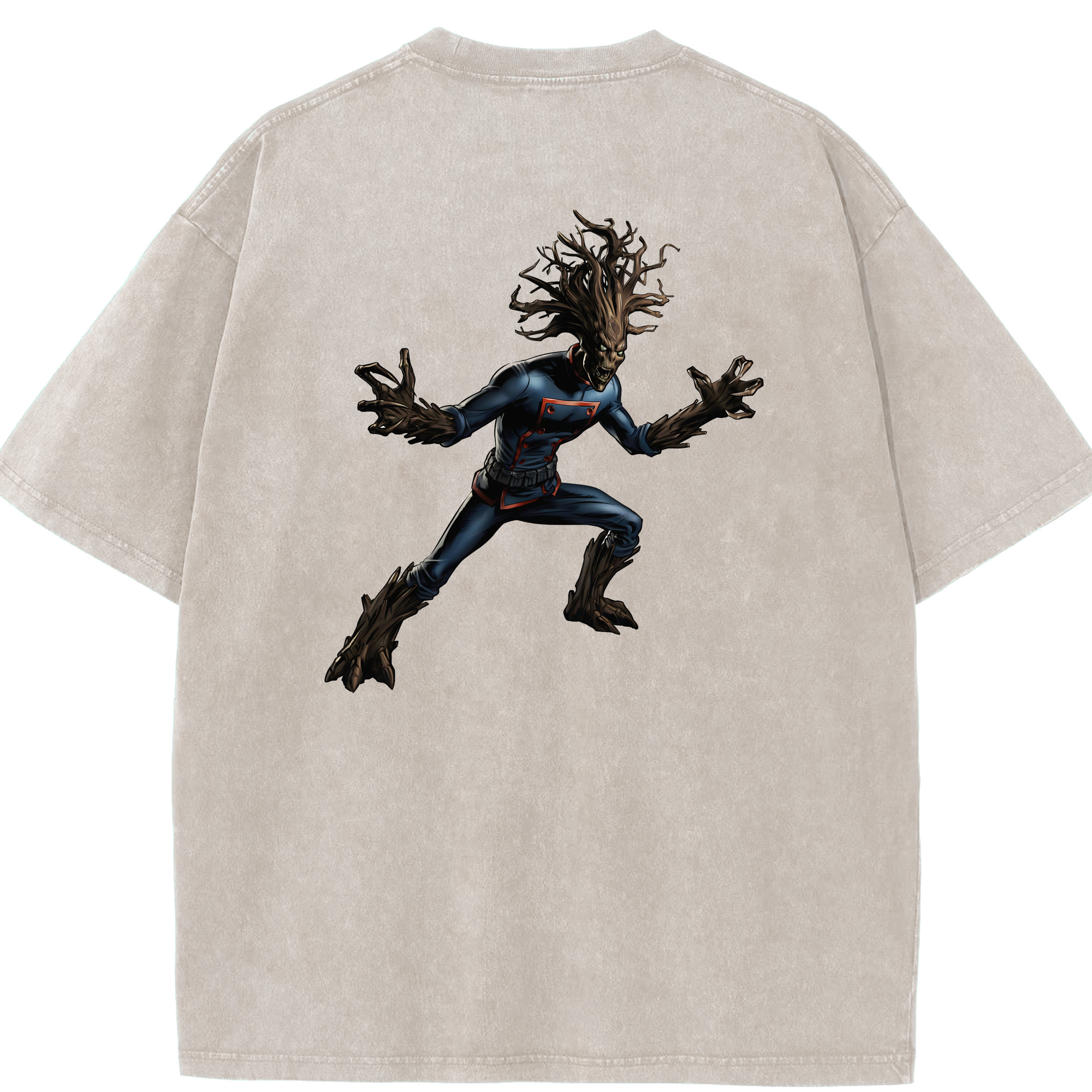 （画像用） アベンジャーズ The Avengers 綿100% ヴィンテージ風 半袖Tシャツ（背面プリント）