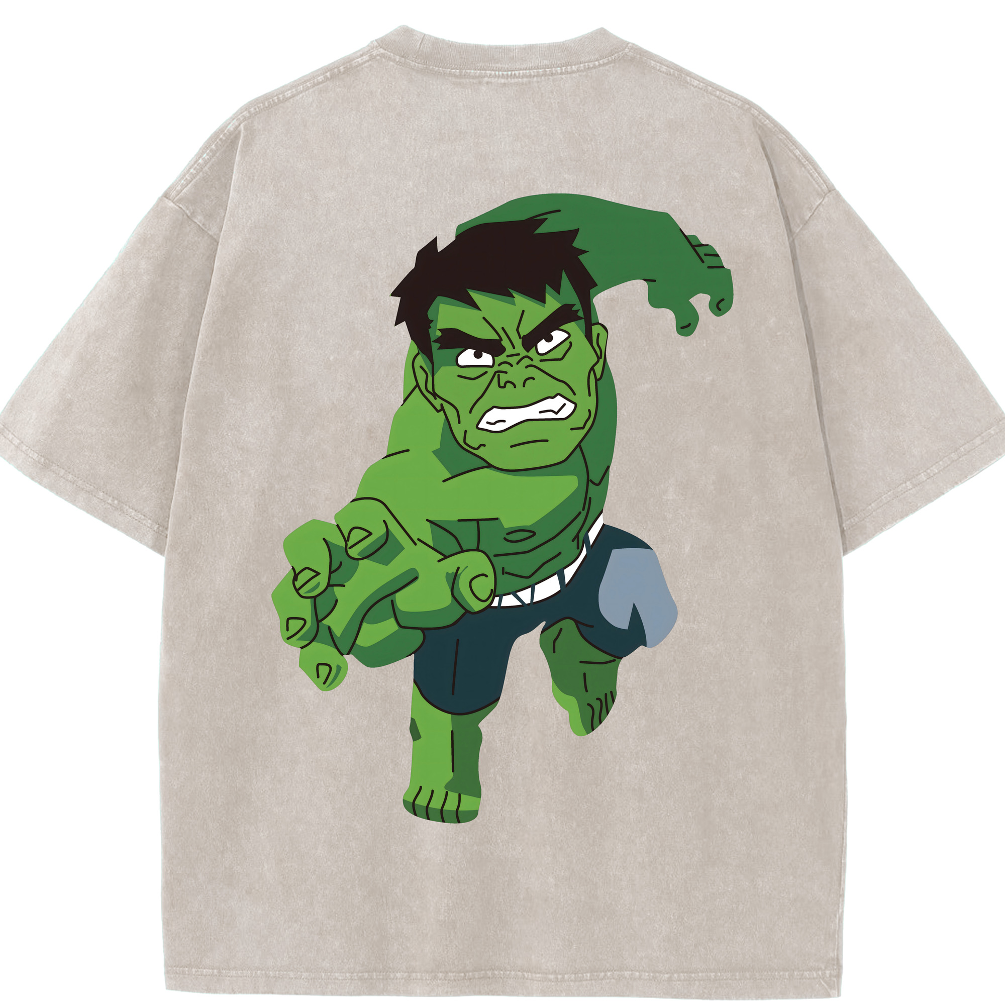 （画像用） アベンジャーズ The Avengers 綿100% ヴィンテージ風 半袖Tシャツ（背面プリント）