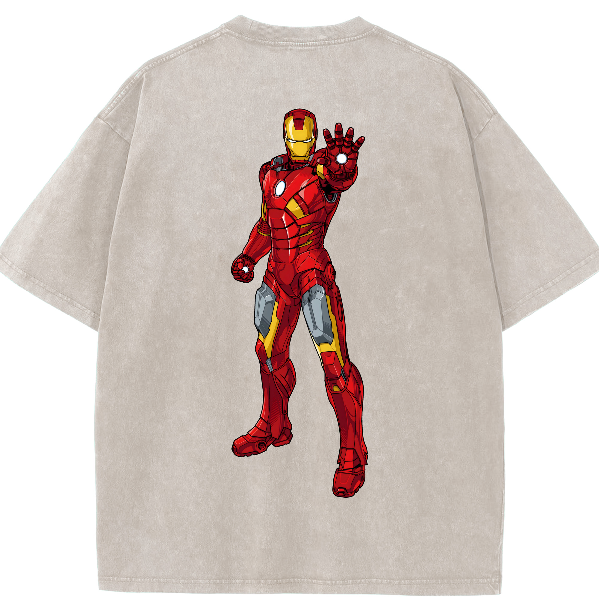 （画像用） アベンジャーズ The Avengers 綿100% ヴィンテージ風 半袖Tシャツ（背面プリント）