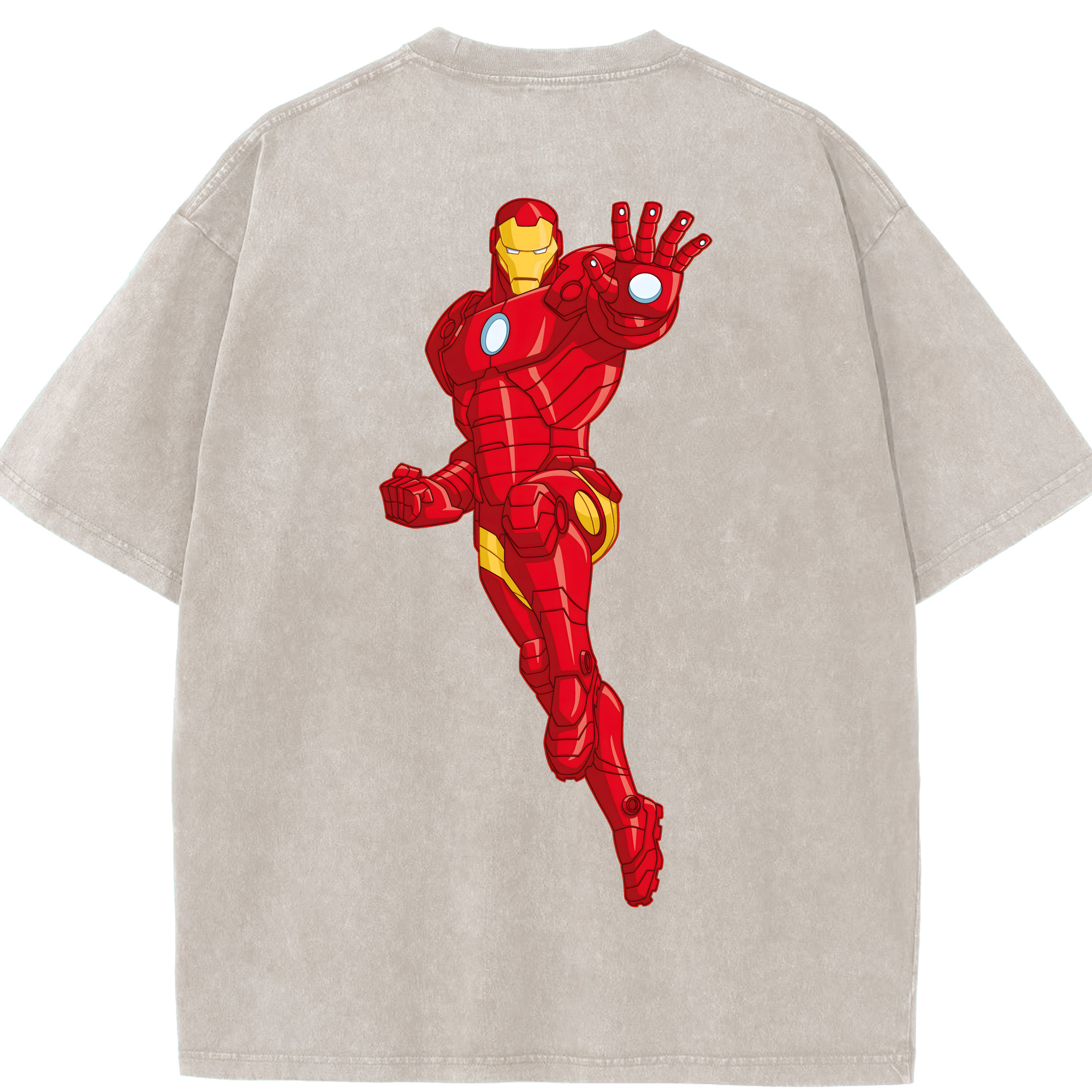 （画像用） アベンジャーズ The Avengers 綿100% ヴィンテージ風 半袖Tシャツ（背面プリント）