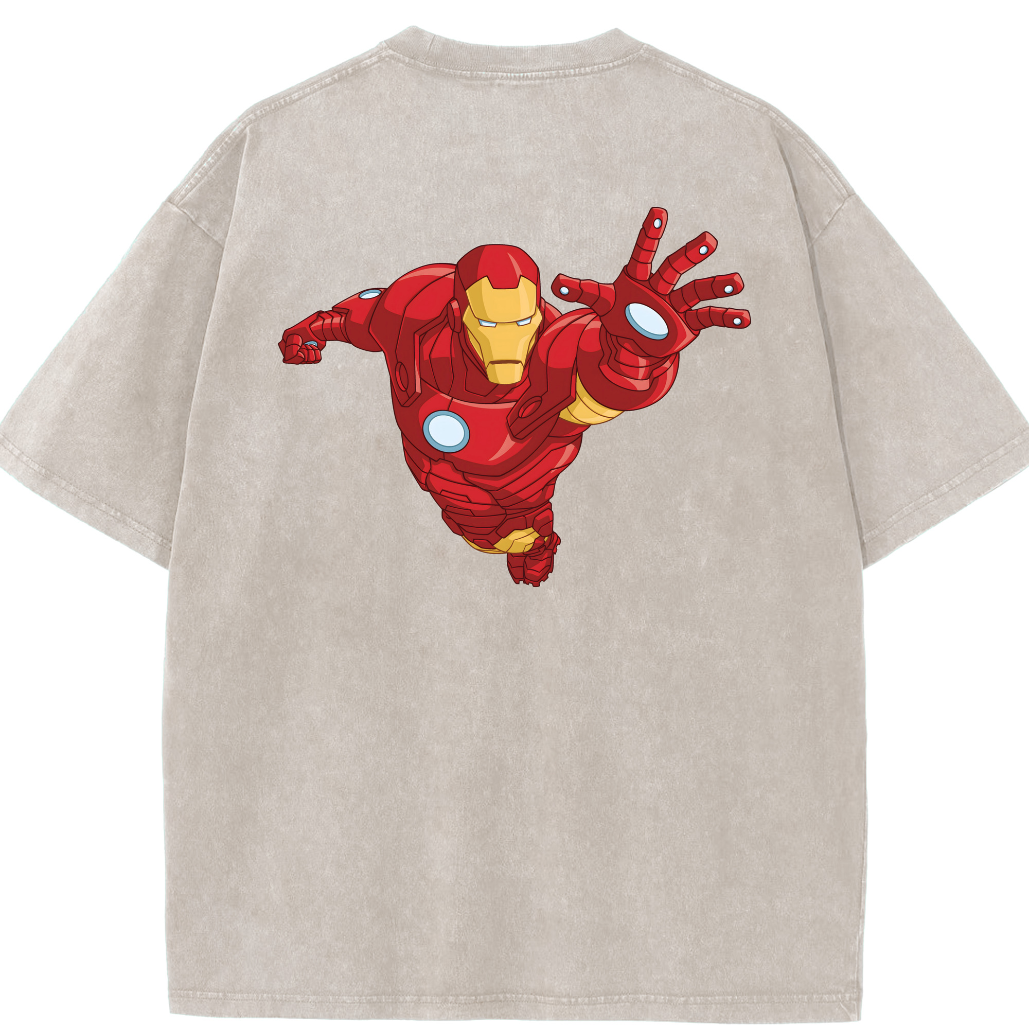 （画像用） アベンジャーズ The Avengers 綿100% ヴィンテージ風 半袖Tシャツ（背面プリント）