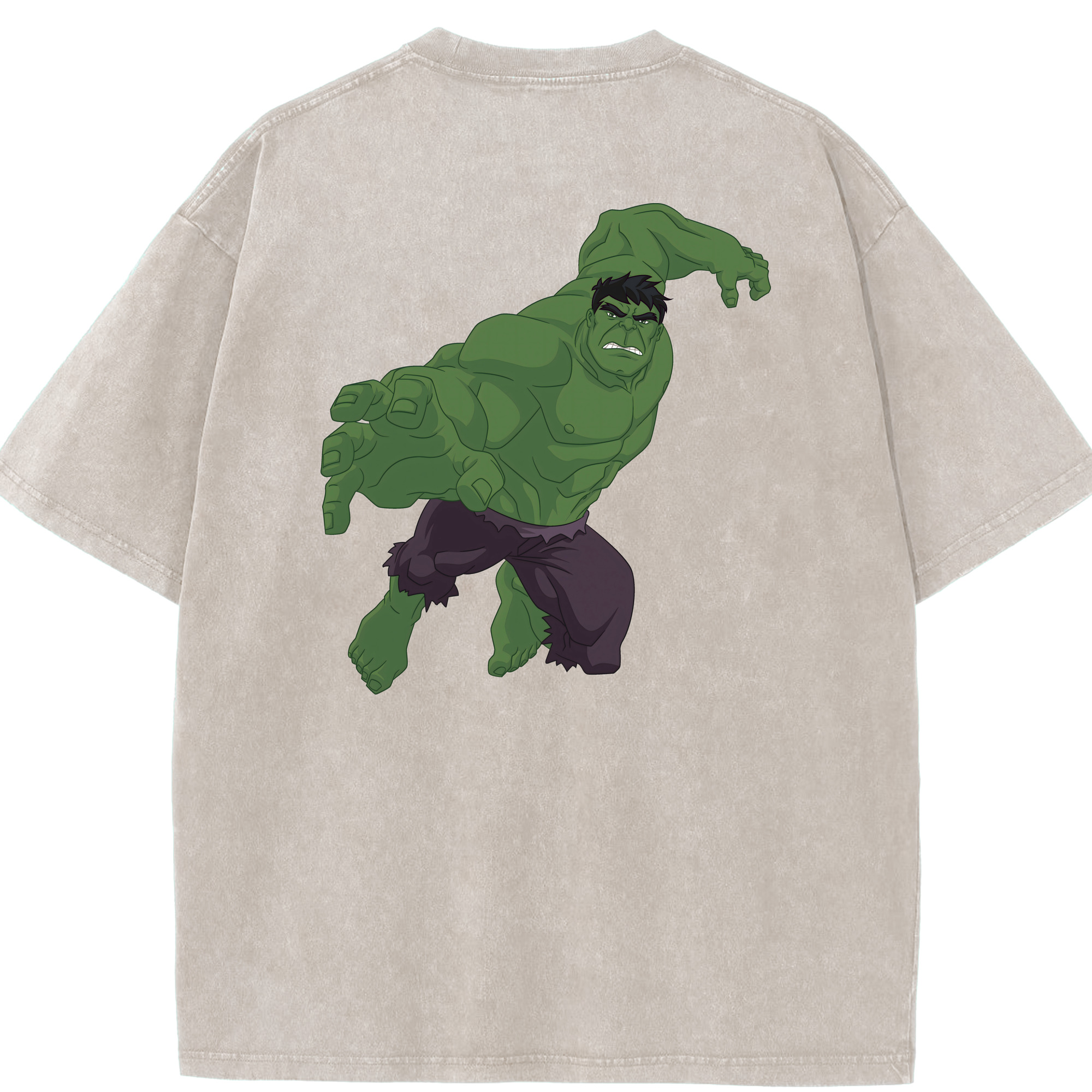 （画像用） アベンジャーズ The Avengers 綿100% ヴィンテージ風 半袖Tシャツ（背面プリント）