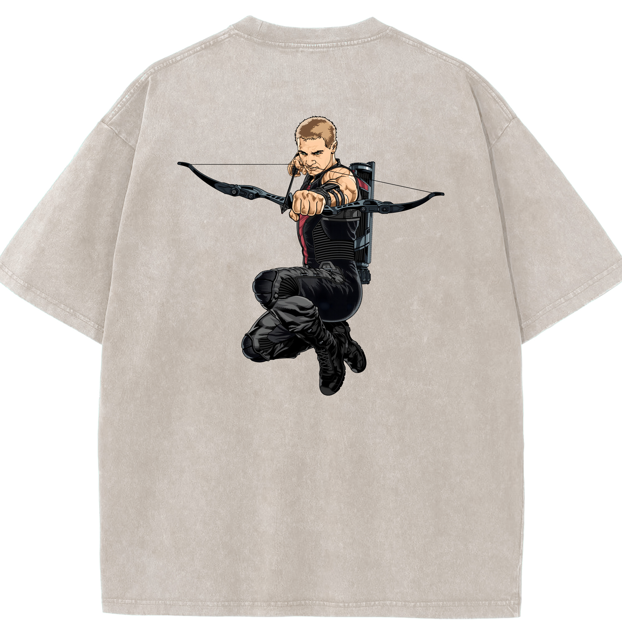 （画像用） アベンジャーズ The Avengers 綿100% ヴィンテージ風 半袖Tシャツ（背面プリント）