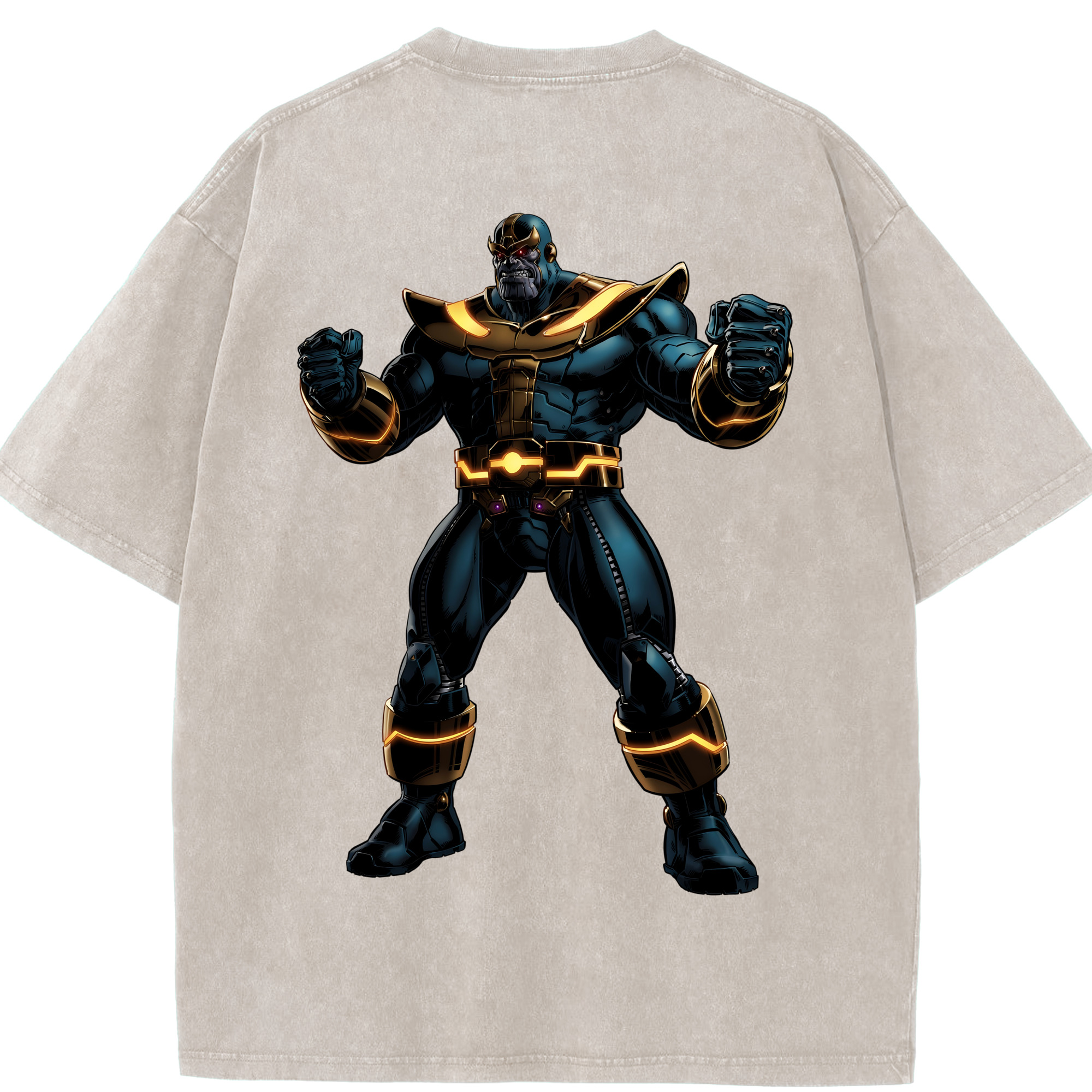 （画像用） アベンジャーズ The Avengers 綿100% ヴィンテージ風 半袖Tシャツ（背面プリント）