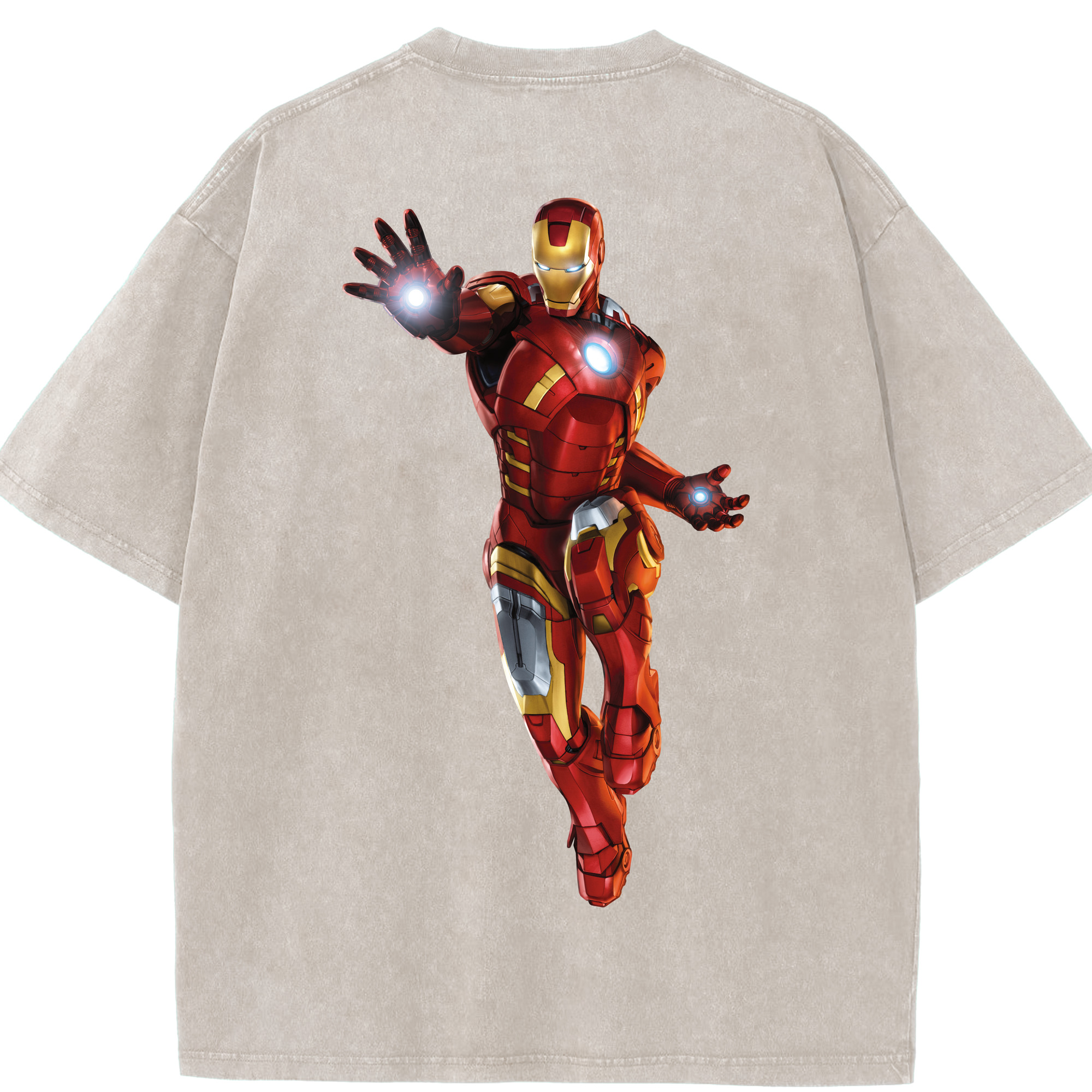 （画像用） アベンジャーズ The Avengers 綿100% ヴィンテージ風 半袖Tシャツ（背面プリント）