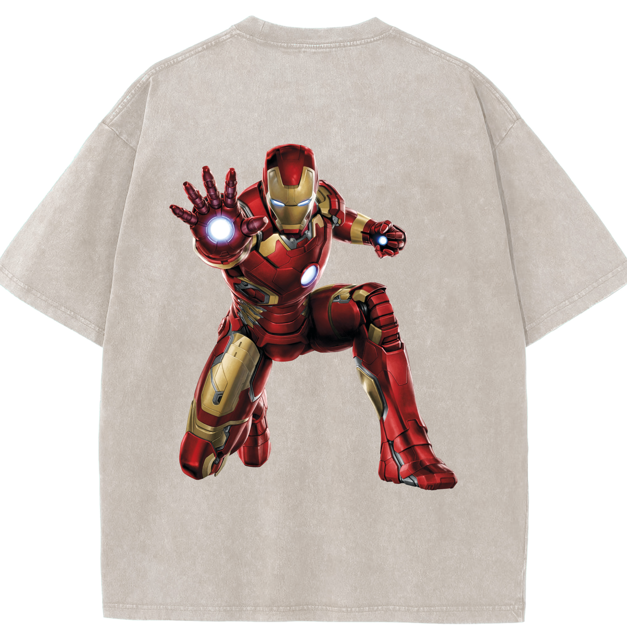 （画像用） アベンジャーズ The Avengers 綿100% ヴィンテージ風 半袖Tシャツ（背面プリント）