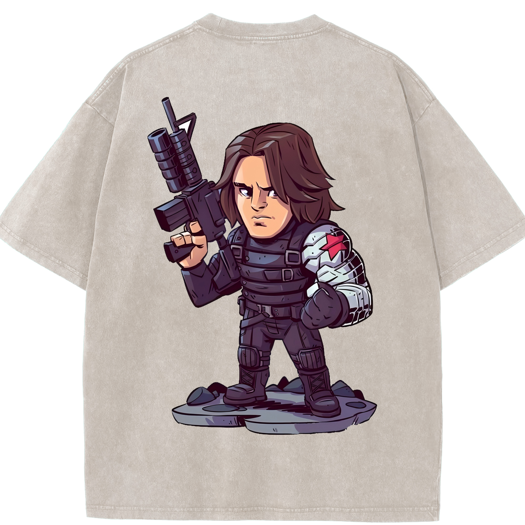 （画像用） アベンジャーズ The Avengers 綿100% ヴィンテージ風 半袖Tシャツ（背面プリント）