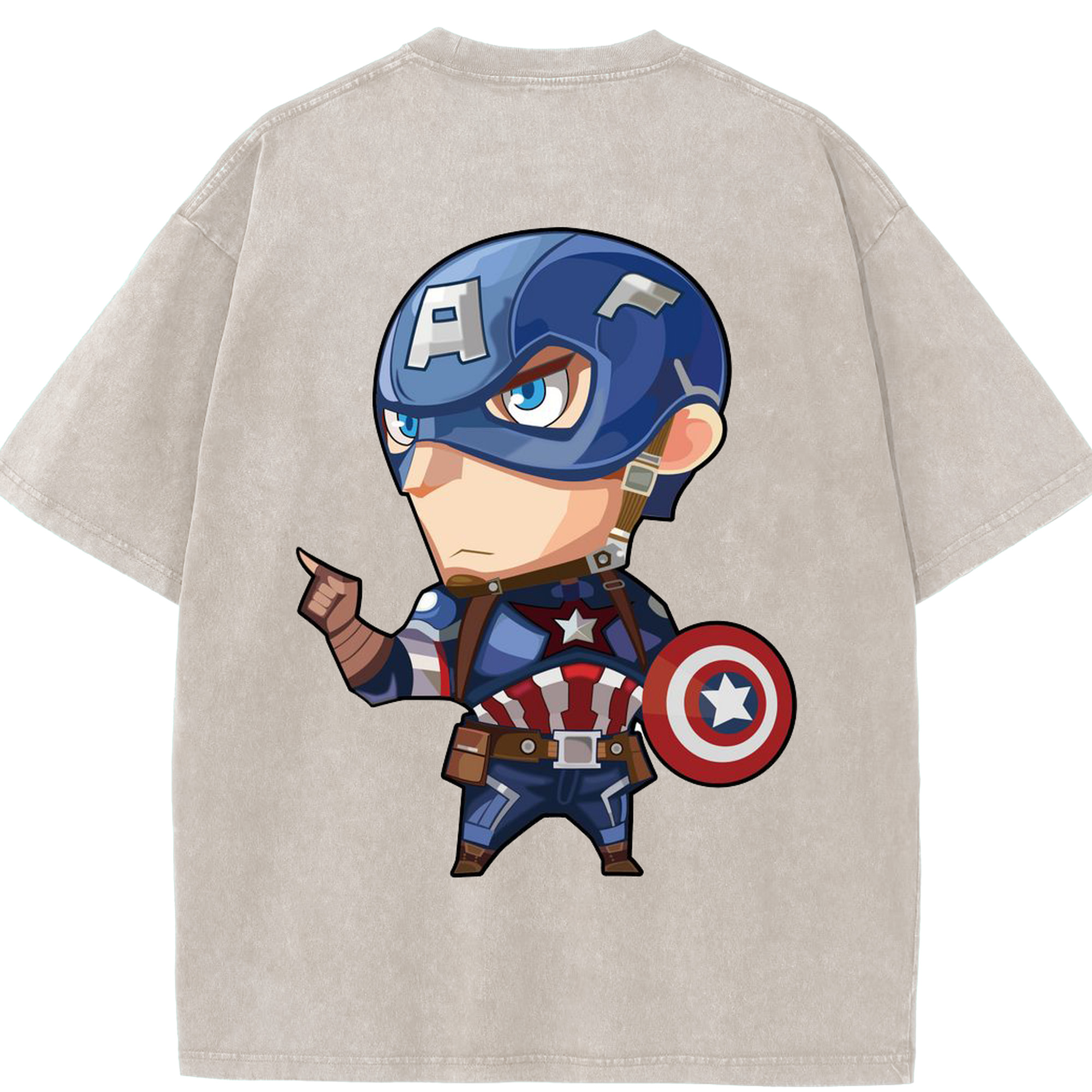 （画像用） アベンジャーズ The Avengers 綿100% ヴィンテージ風 半袖Tシャツ（背面プリント）