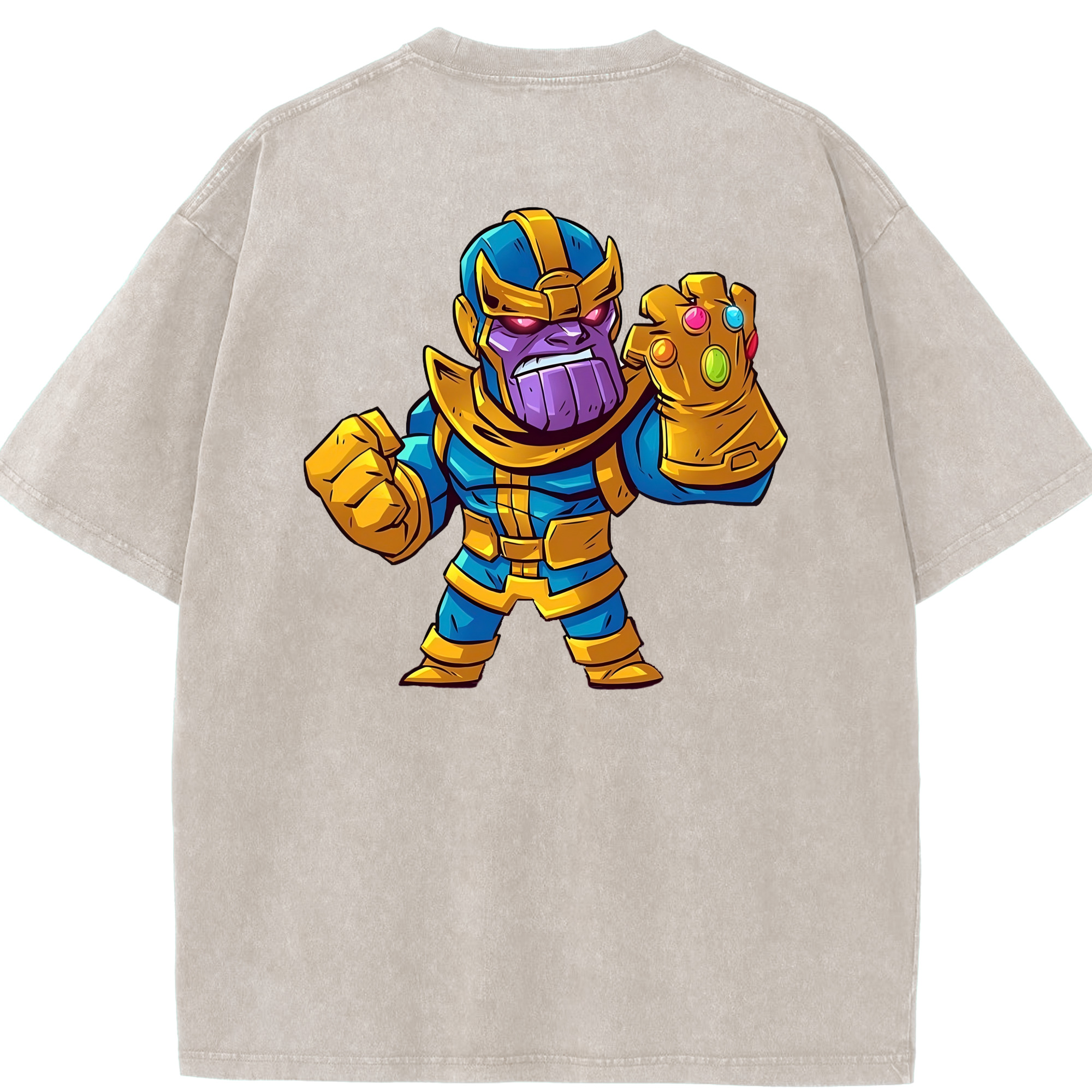 （画像用） アベンジャーズ The Avengers 綿100% ヴィンテージ風 半袖Tシャツ（背面プリント）
