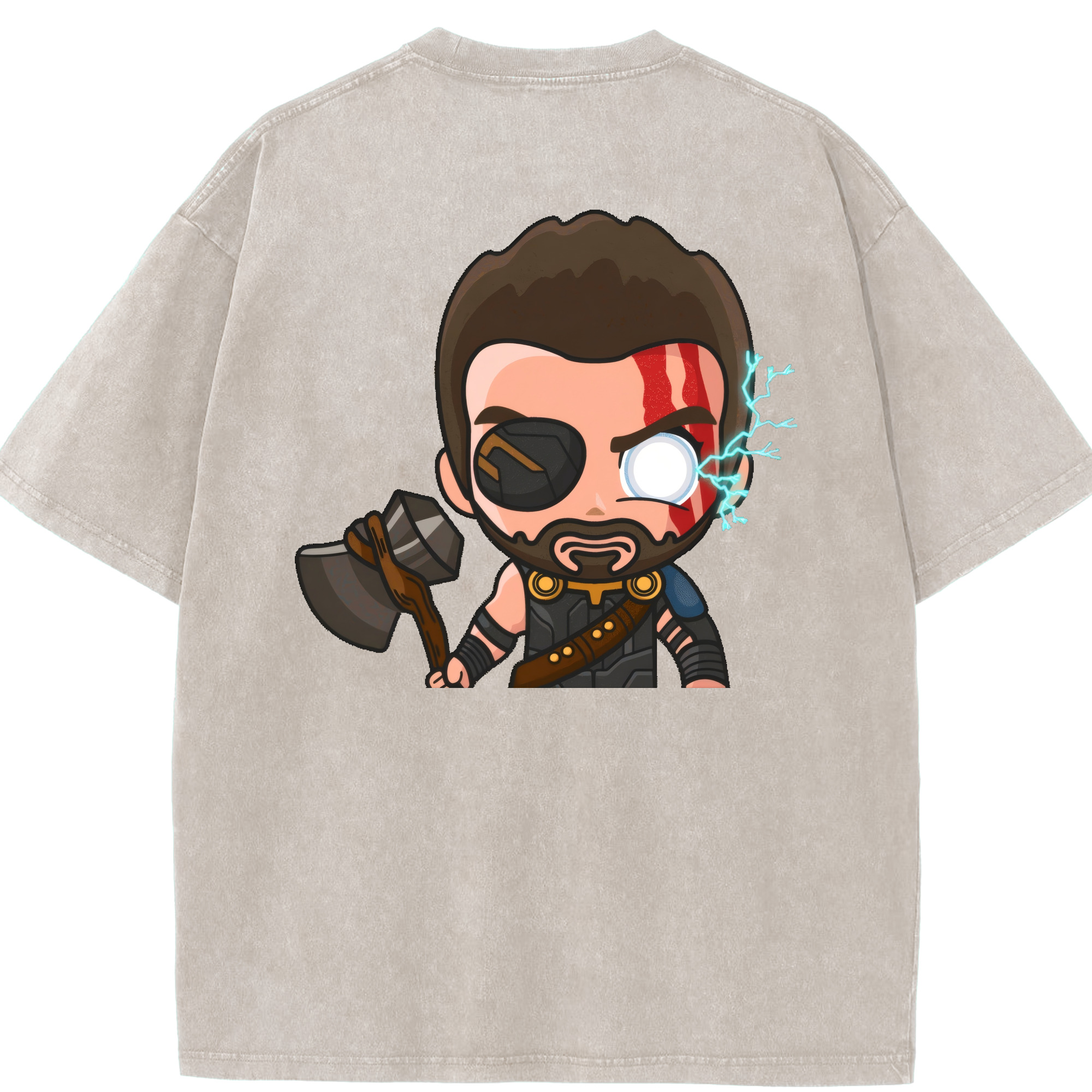 （画像用） アベンジャーズ The Avengers 綿100% ヴィンテージ風 半袖Tシャツ（背面プリント）
