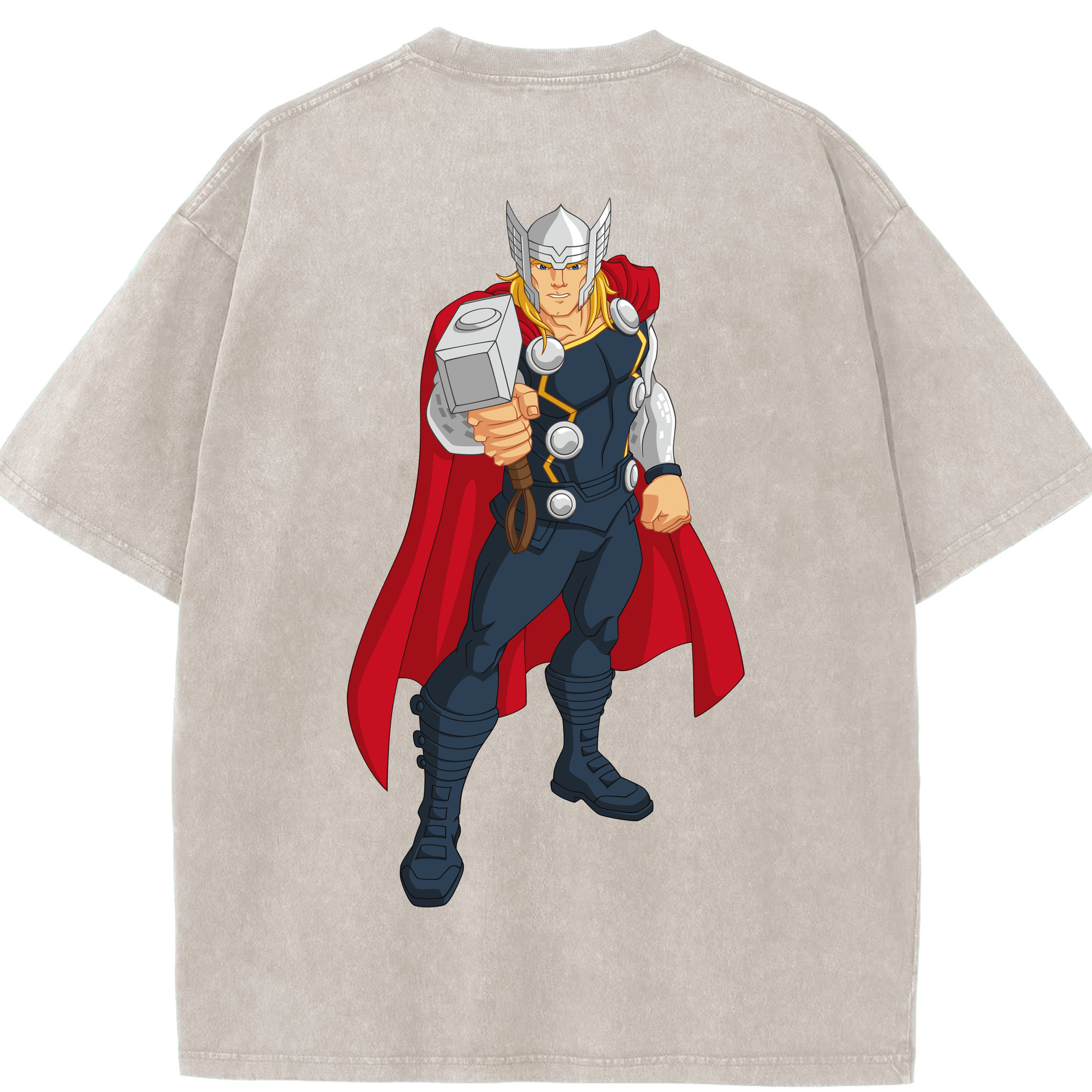 （画像用） アベンジャーズ The Avengers 綿100% ヴィンテージ風 半袖Tシャツ（背面プリント）