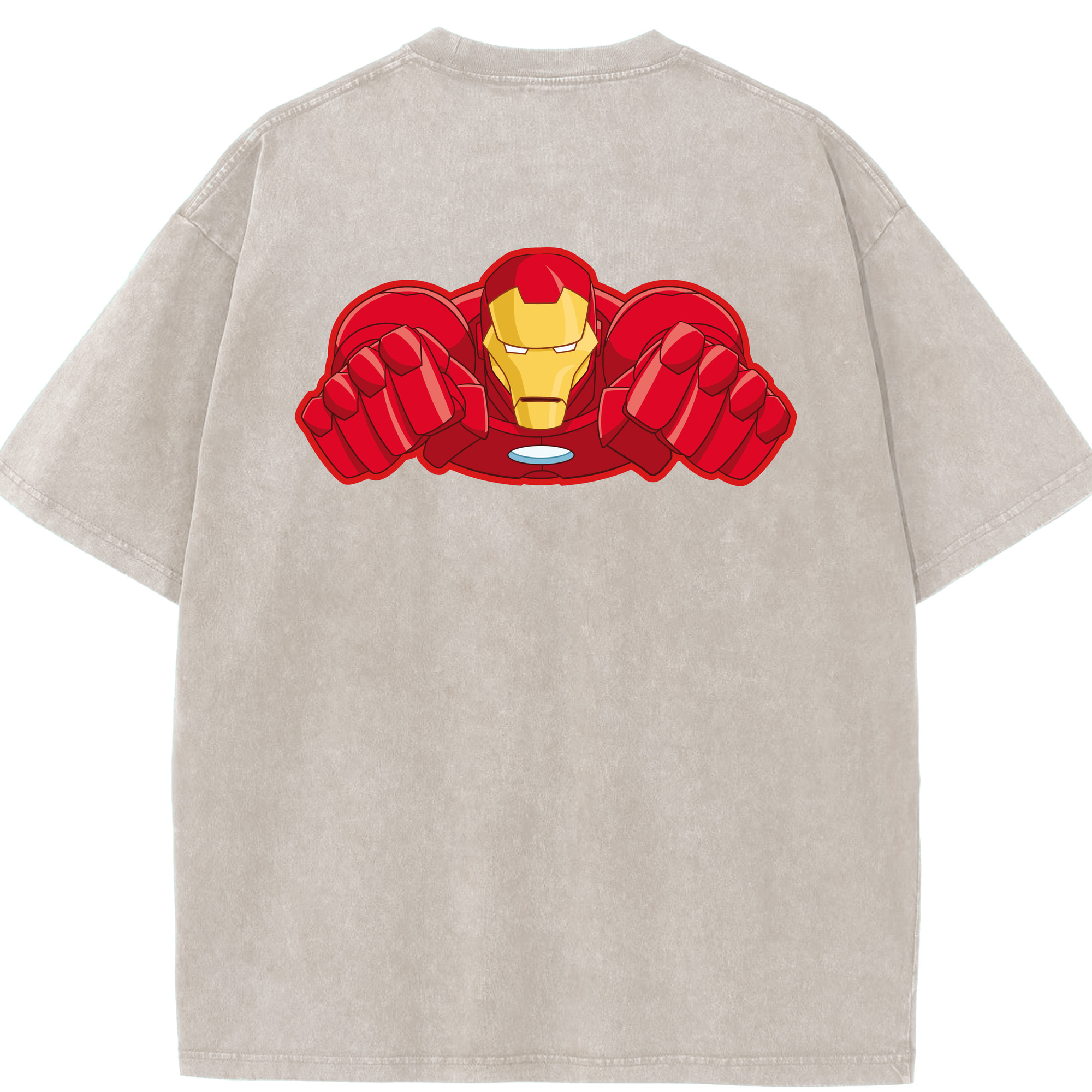 （画像用） アベンジャーズ The Avengers 綿100% ヴィンテージ風 半袖Tシャツ（背面プリント）