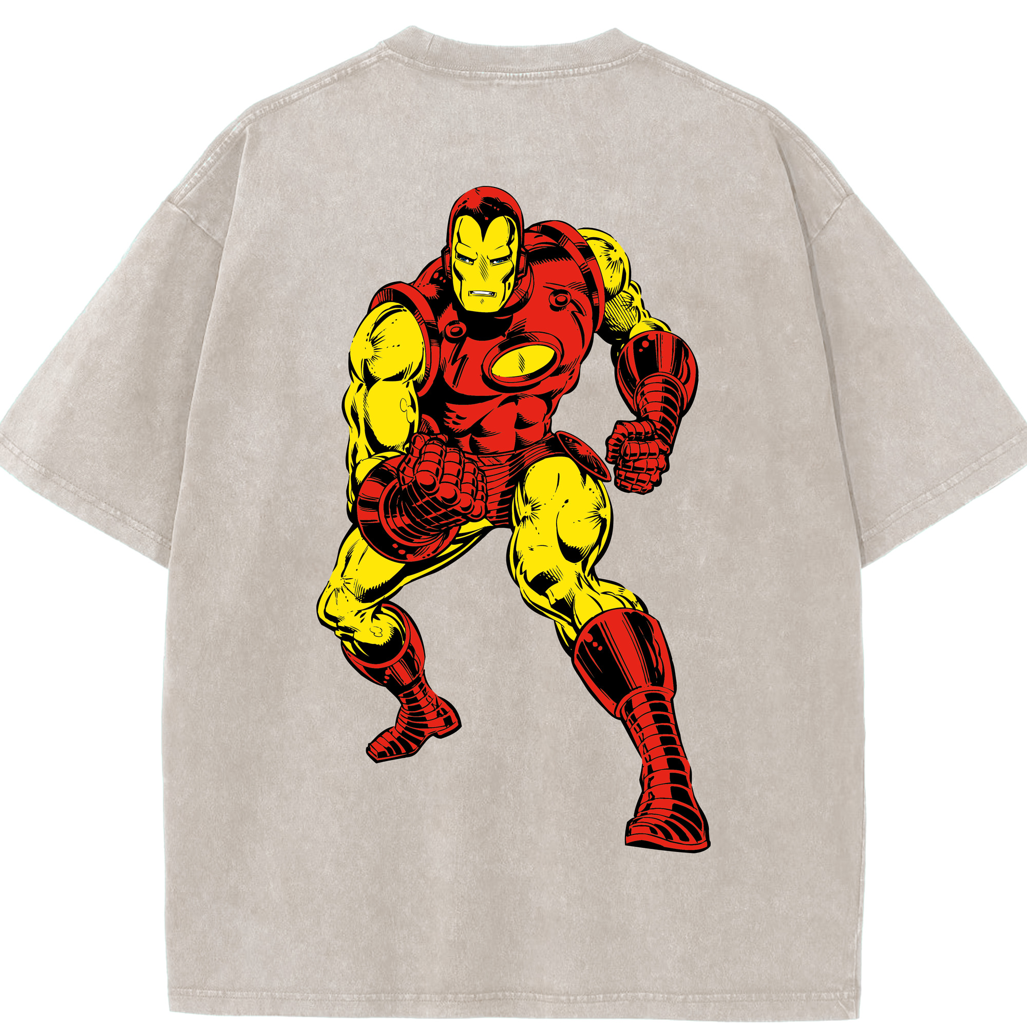 （画像用） アベンジャーズ The Avengers 綿100% ヴィンテージ風 半袖Tシャツ（背面プリント）