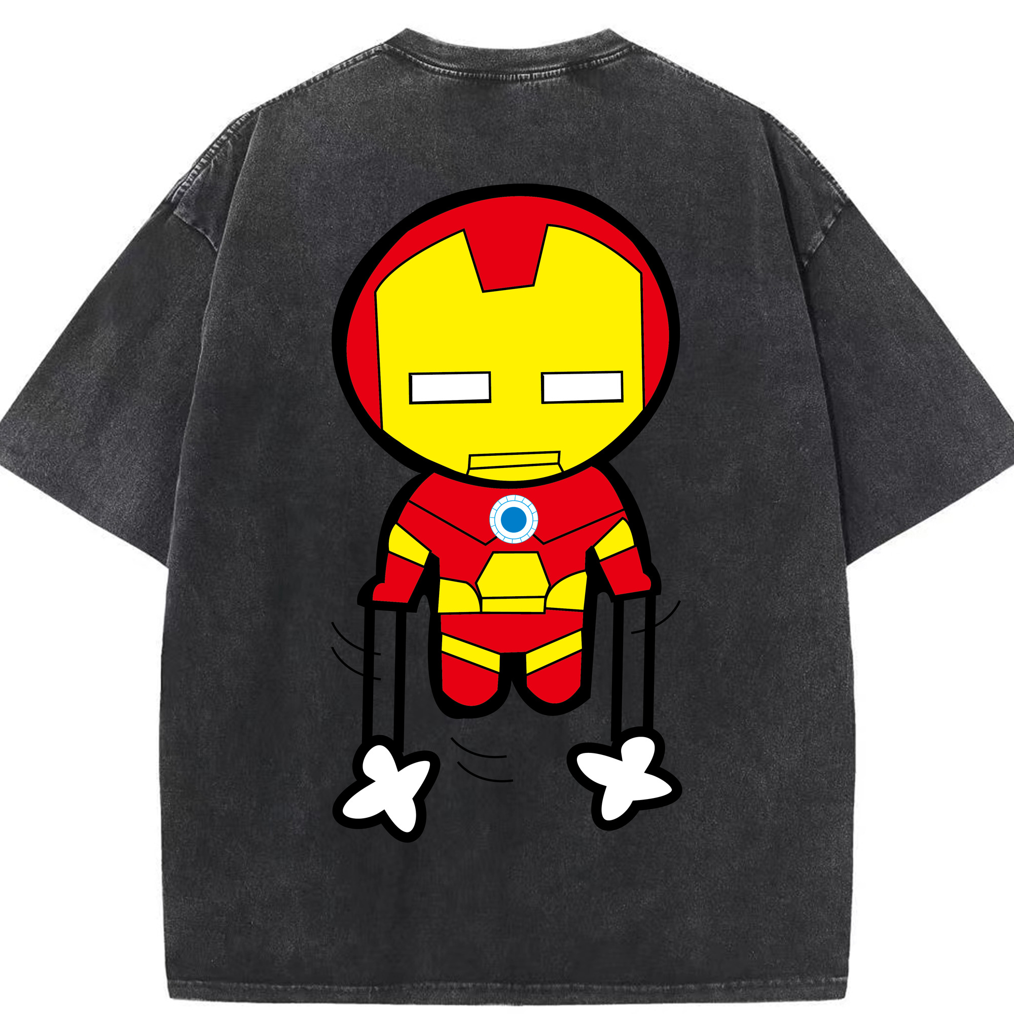 （画像用） アベンジャーズ The Avengers 綿100% ヴィンテージ風 半袖Tシャツ（背面プリント）