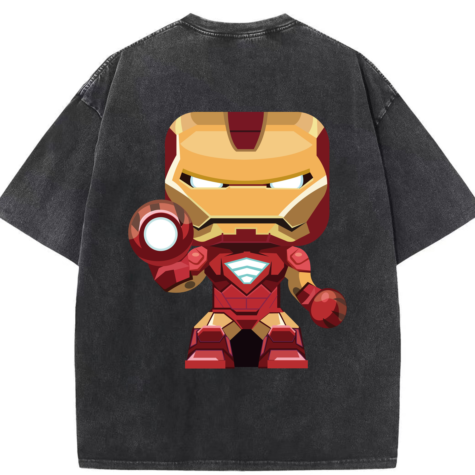 （画像用） アベンジャーズ The Avengers 綿100% ヴィンテージ風 半袖Tシャツ（背面プリント）