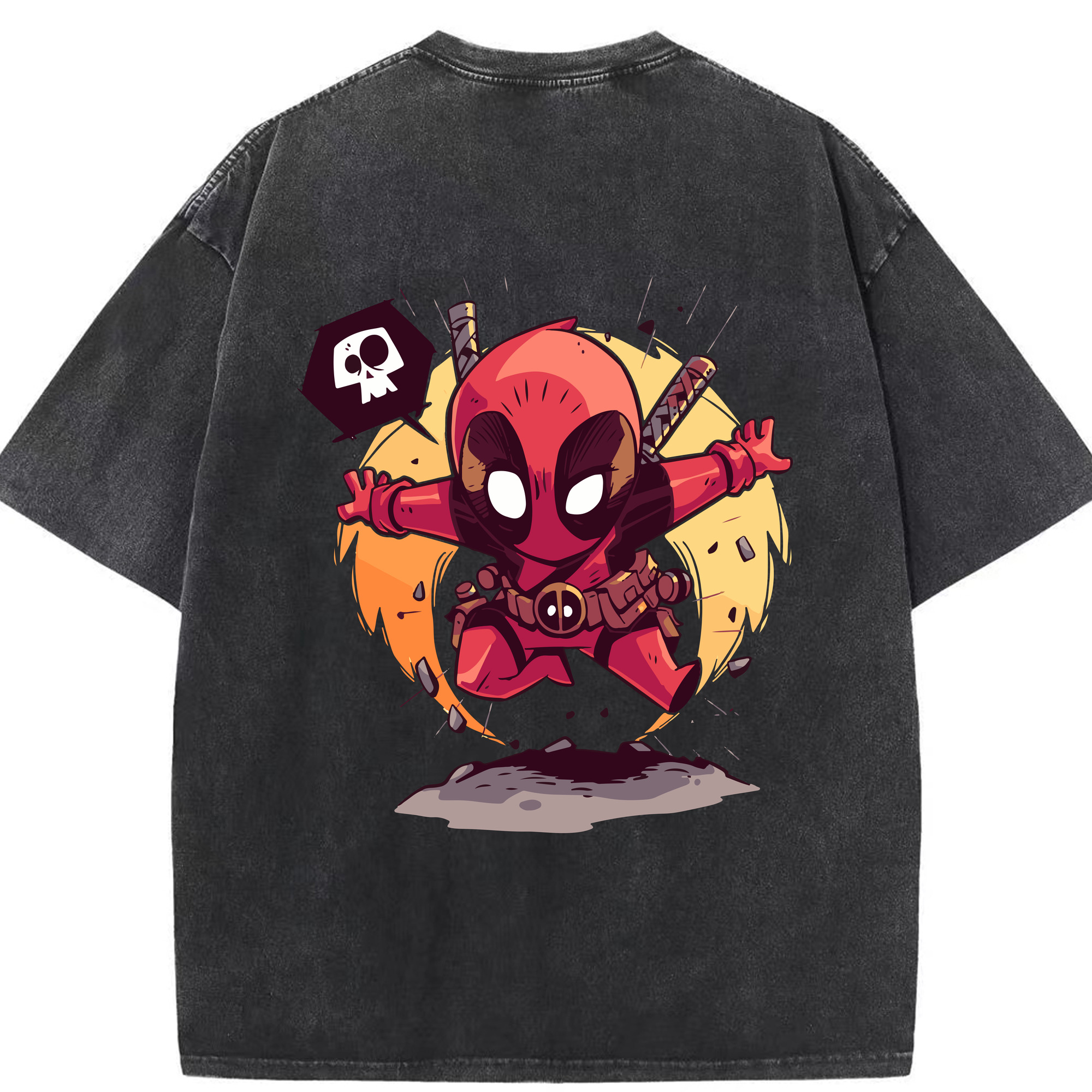 （画像用） アベンジャーズ The Avengers 綿100% ヴィンテージ風 半袖Tシャツ（背面プリント）