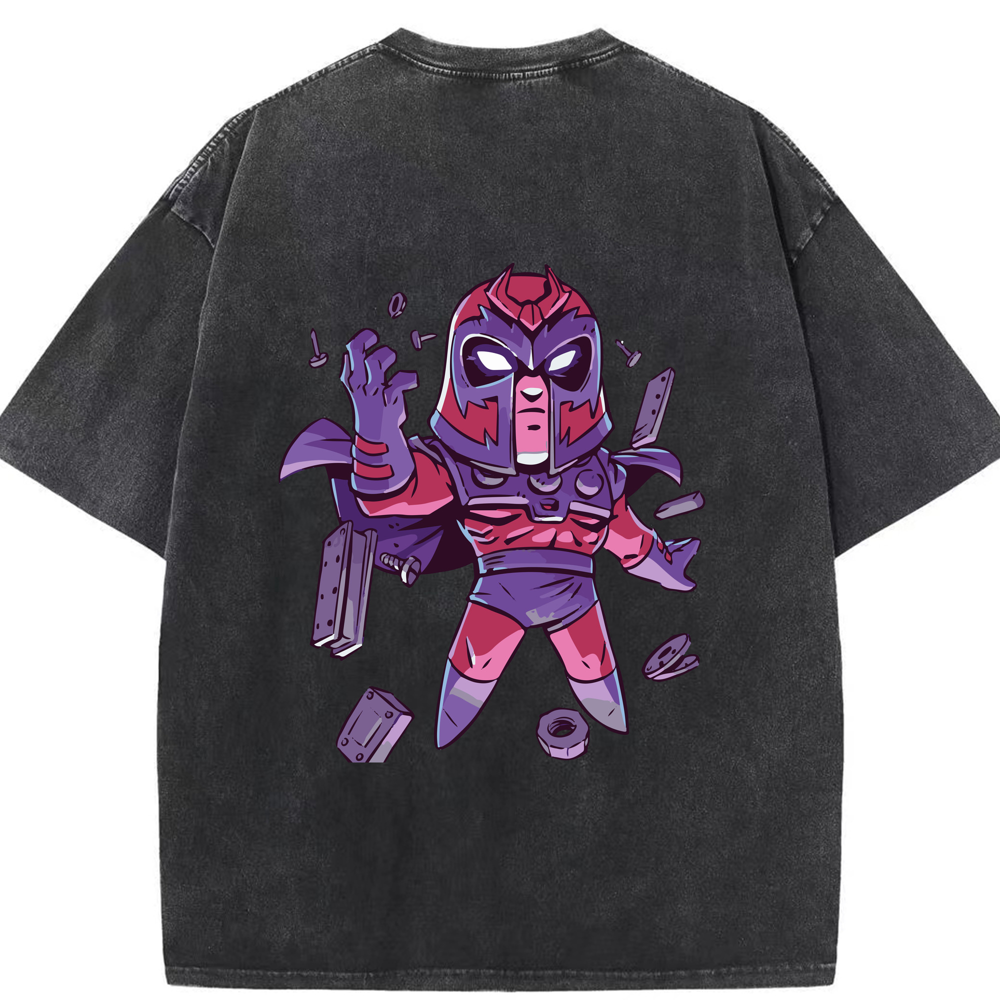 （画像用） アベンジャーズ The Avengers 綿100% ヴィンテージ風 半袖Tシャツ（背面プリント）