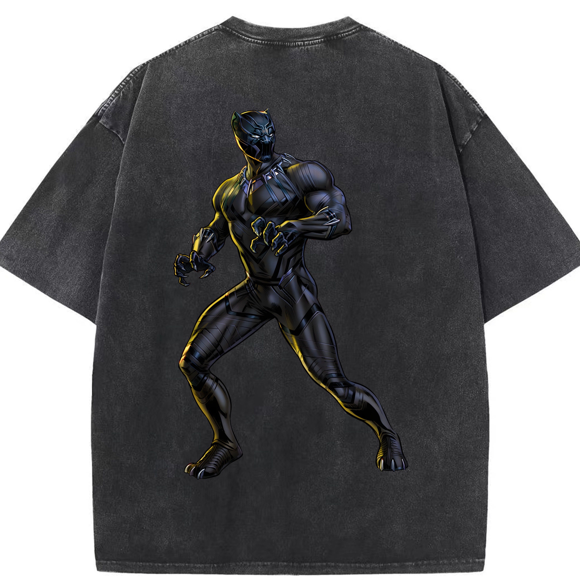 （画像用） アベンジャーズ The Avengers 綿100% ヴィンテージ風 半袖Tシャツ（背面プリント）
