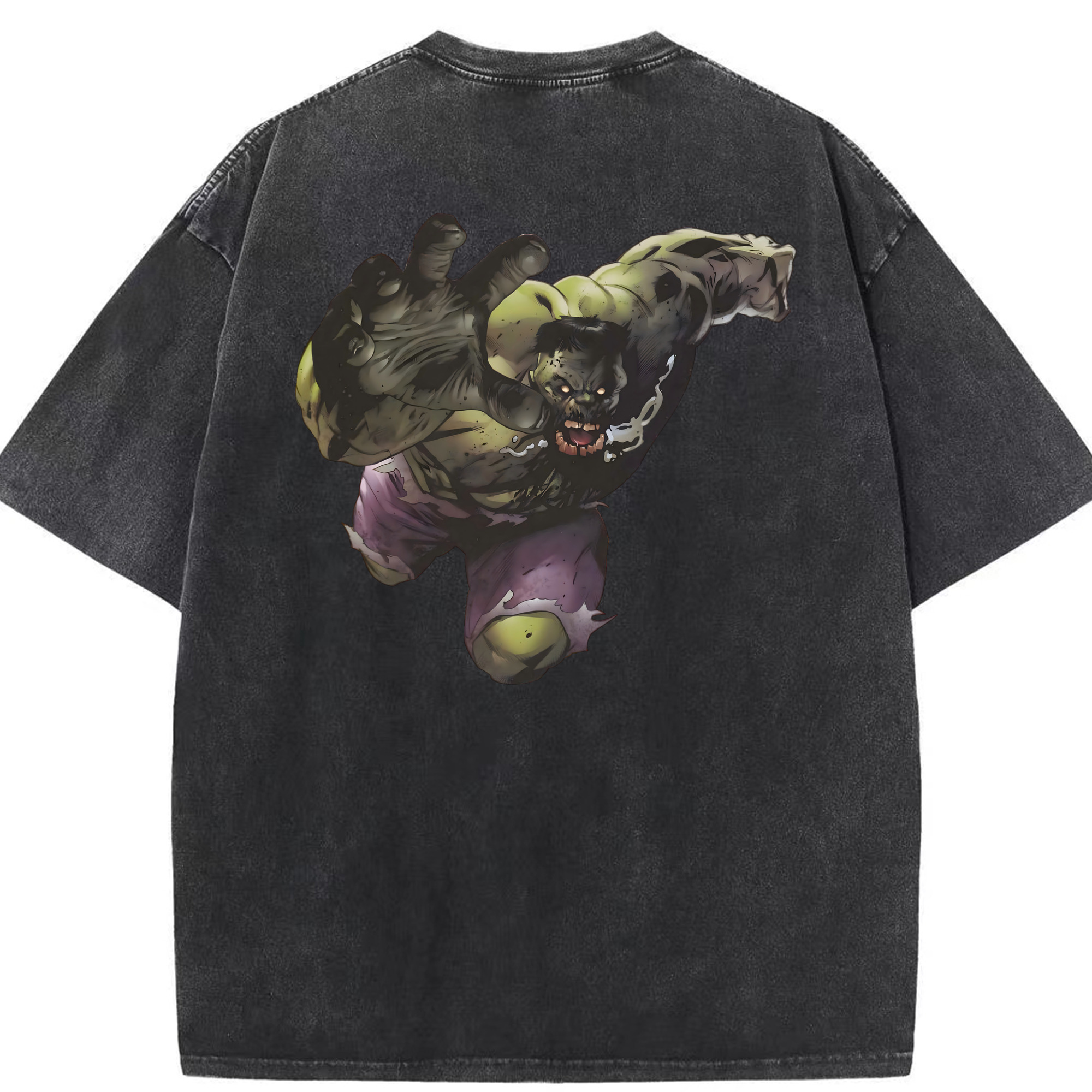（画像用） アベンジャーズ The Avengers 綿100% ヴィンテージ風 半袖Tシャツ（背面プリント）