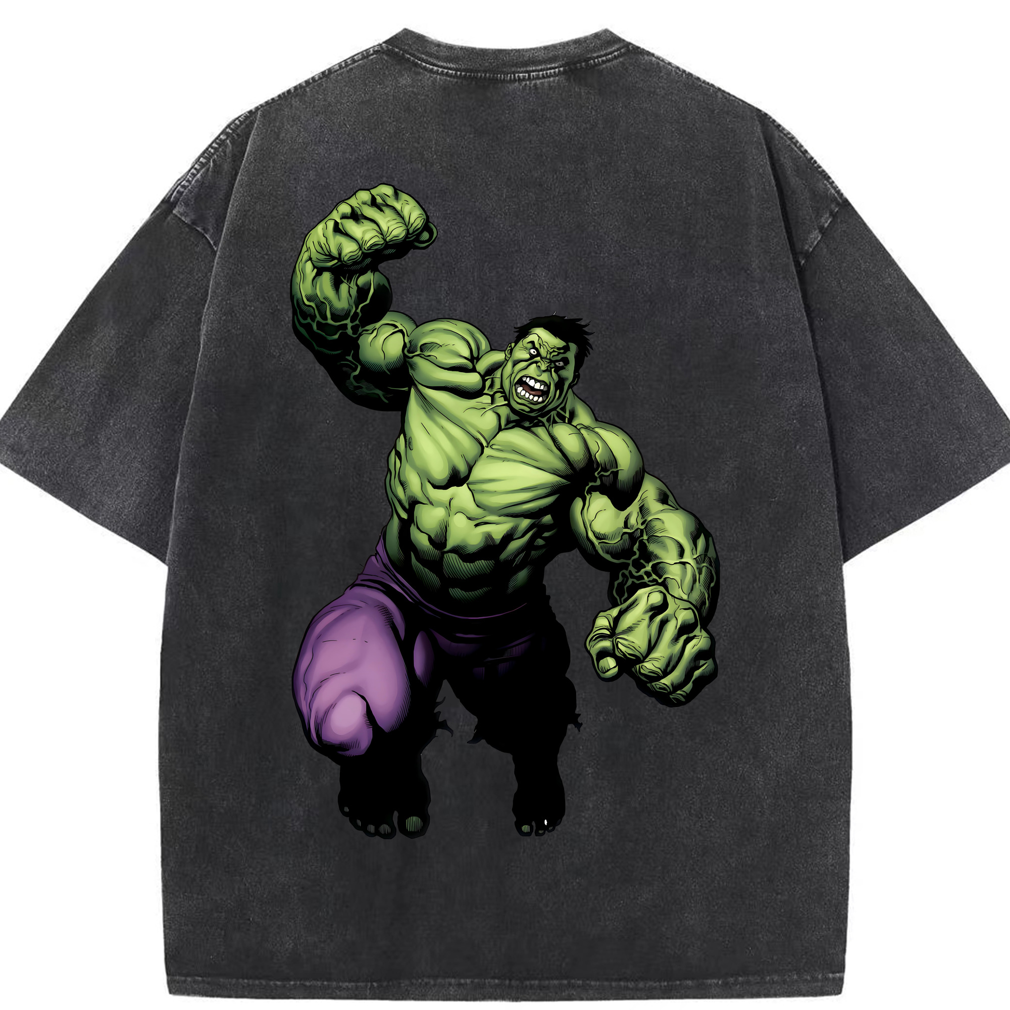 （画像用） アベンジャーズ The Avengers 綿100% ヴィンテージ風 半袖Tシャツ（背面プリント）