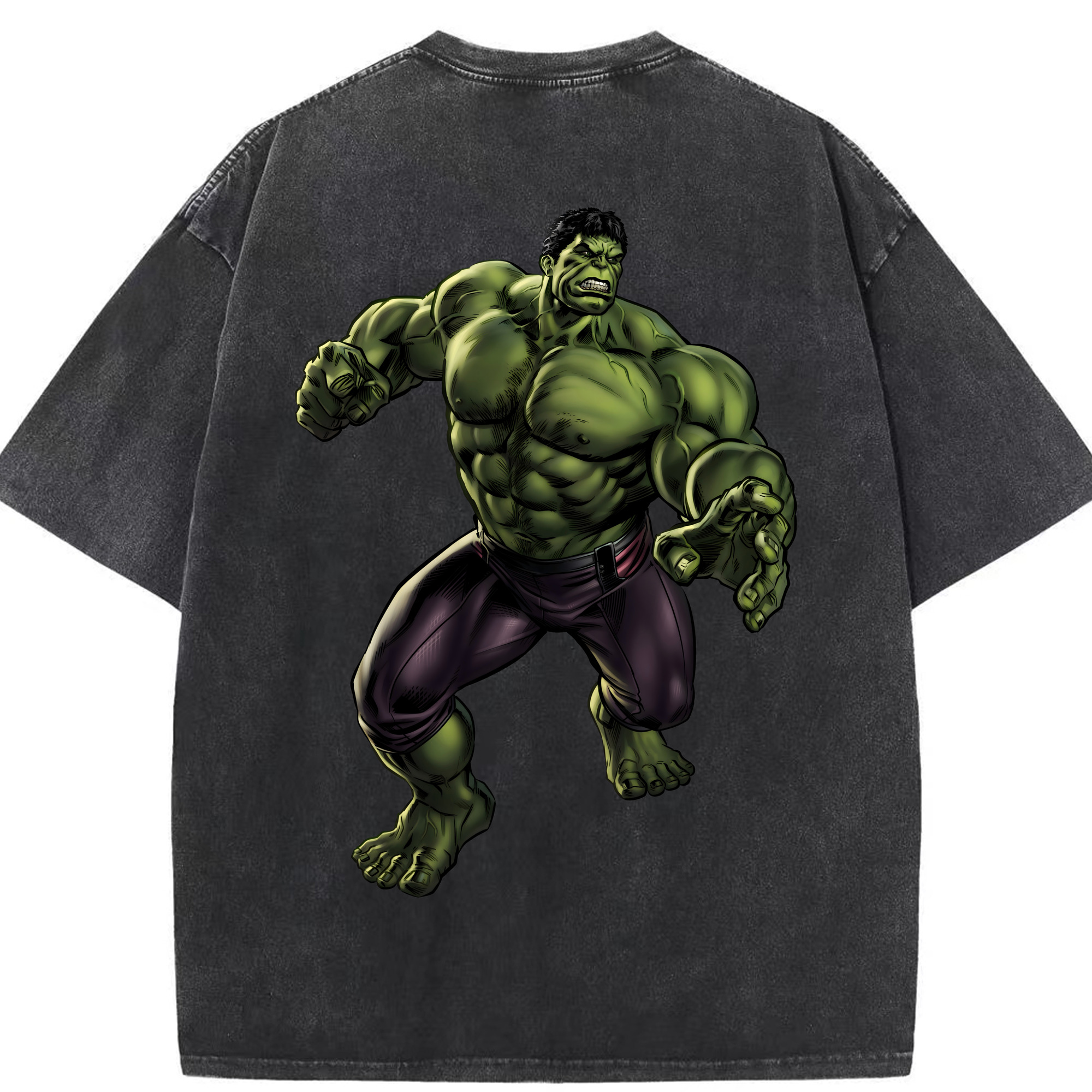 （画像用） アベンジャーズ The Avengers 綿100% ヴィンテージ風 半袖Tシャツ（背面プリント）