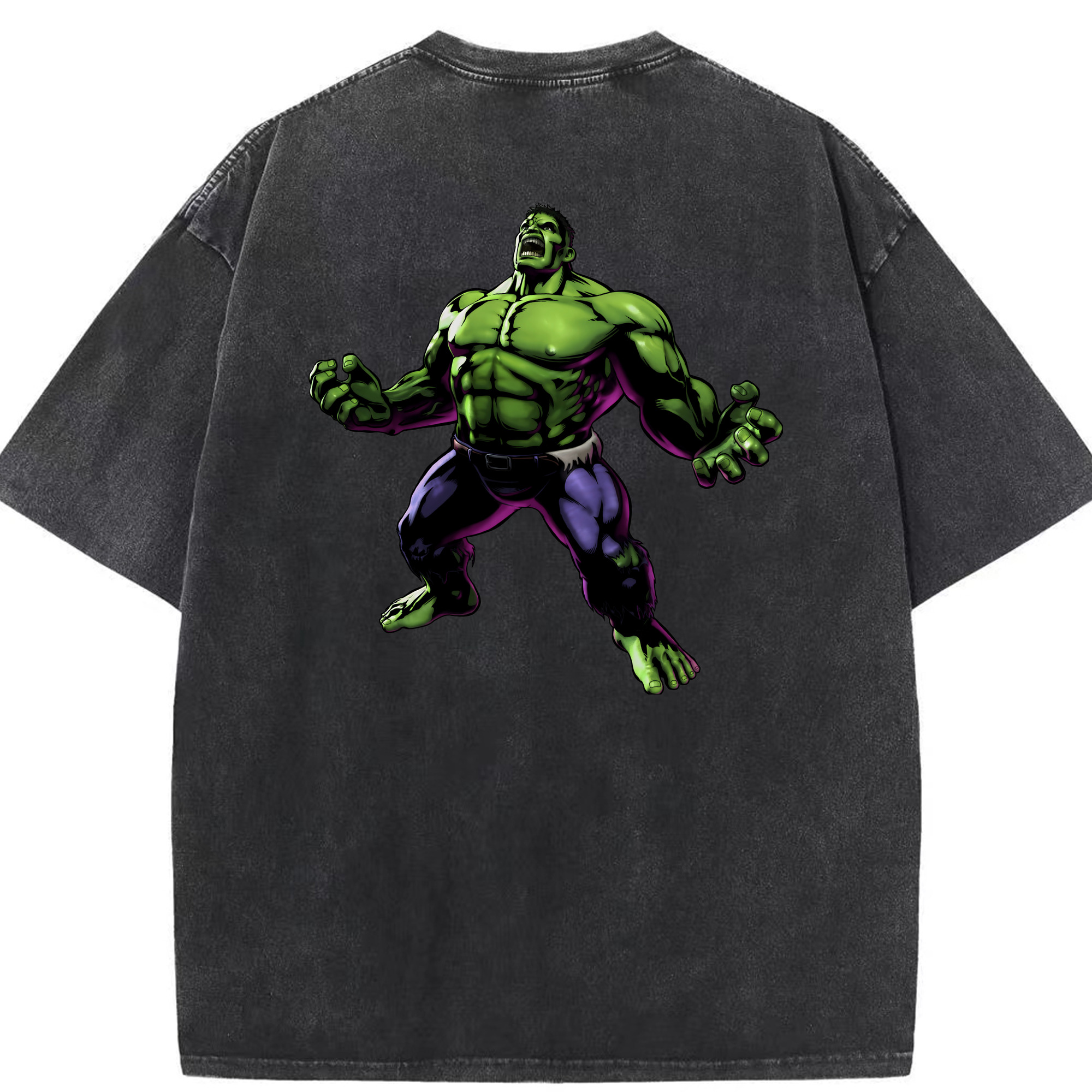 （画像用） アベンジャーズ The Avengers 綿100% ヴィンテージ風 半袖Tシャツ（背面プリント）