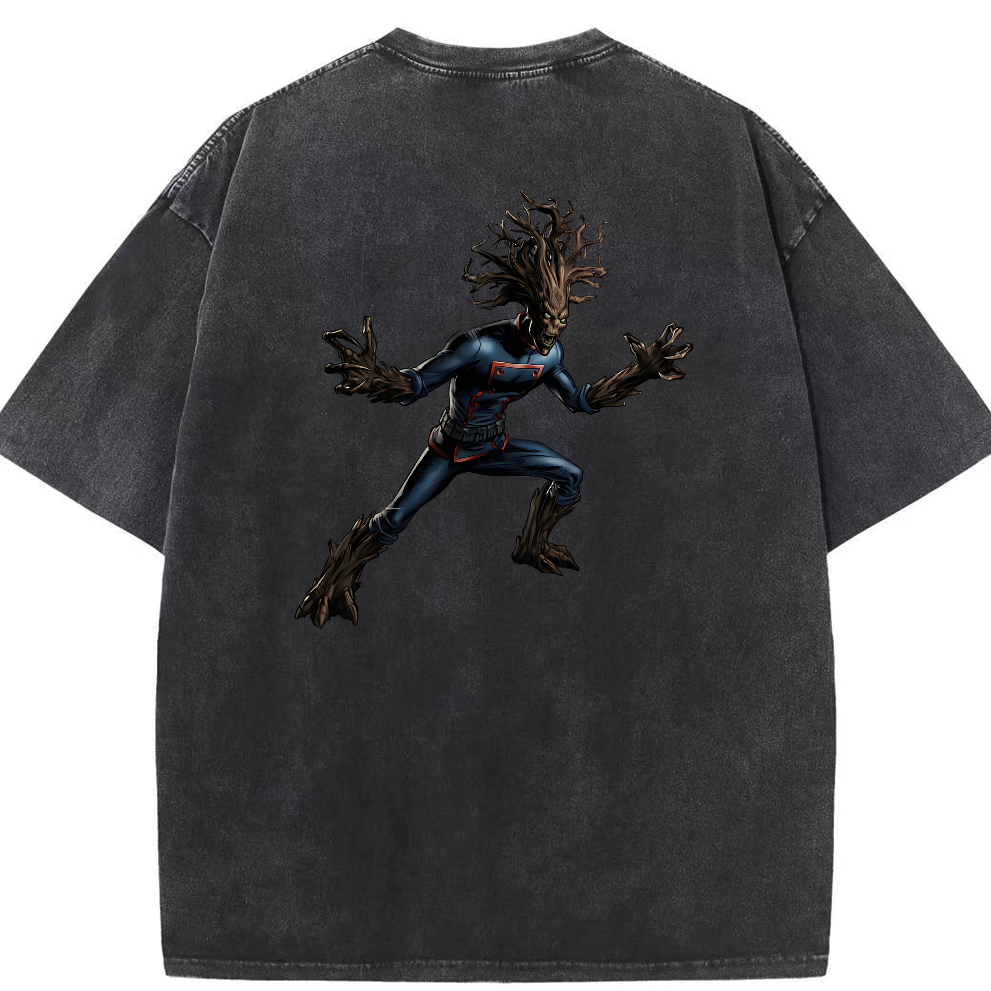 （画像用） アベンジャーズ The Avengers 綿100% ヴィンテージ風 半袖Tシャツ（背面プリント）