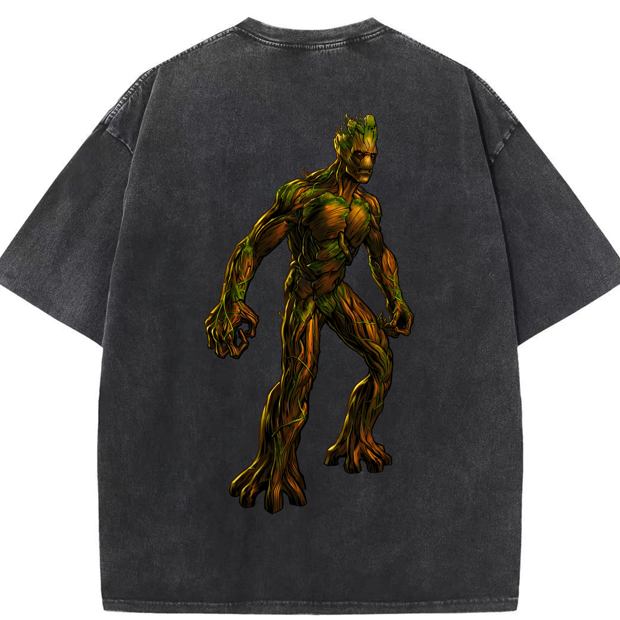 （画像用） アベンジャーズ The Avengers 綿100% ヴィンテージ風 半袖Tシャツ（背面プリント）