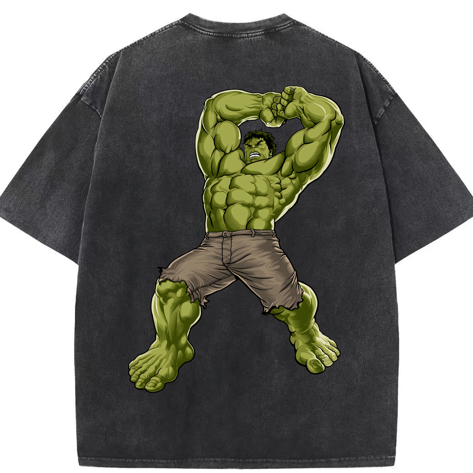 （画像用） アベンジャーズ The Avengers 綿100% ヴィンテージ風 半袖Tシャツ（背面プリント）