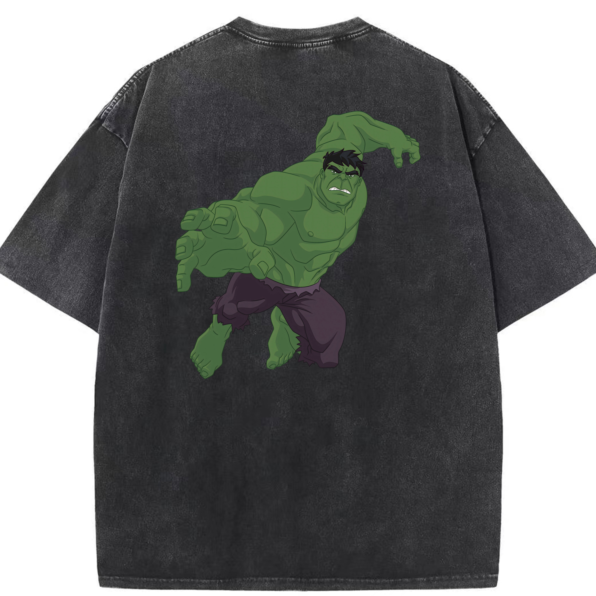 （画像用） アベンジャーズ The Avengers 綿100% ヴィンテージ風 半袖Tシャツ（背面プリント）