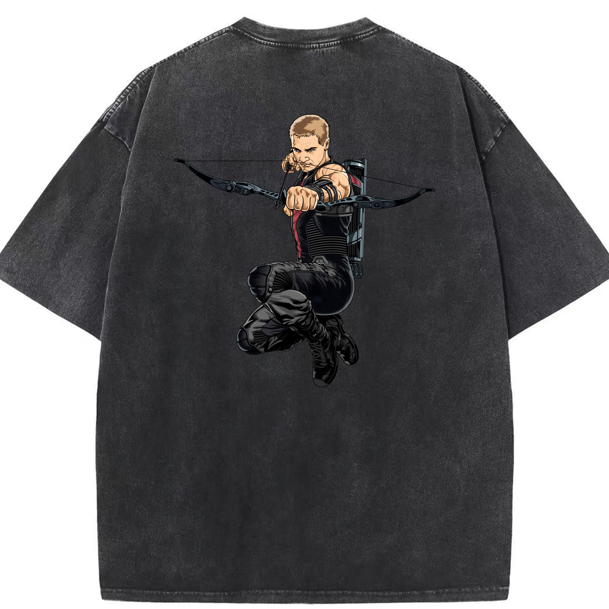 （画像用） アベンジャーズ The Avengers 綿100% ヴィンテージ風 半袖Tシャツ（背面プリント）